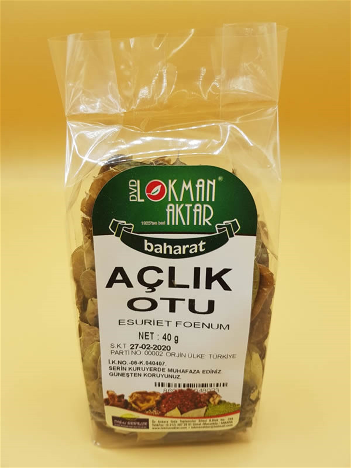 DVD Açlık Otu 40g