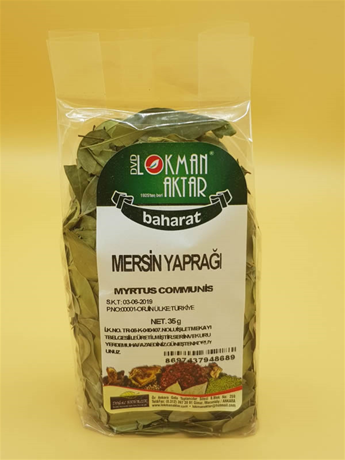 DVD Mersin Yaprağı 35gr
