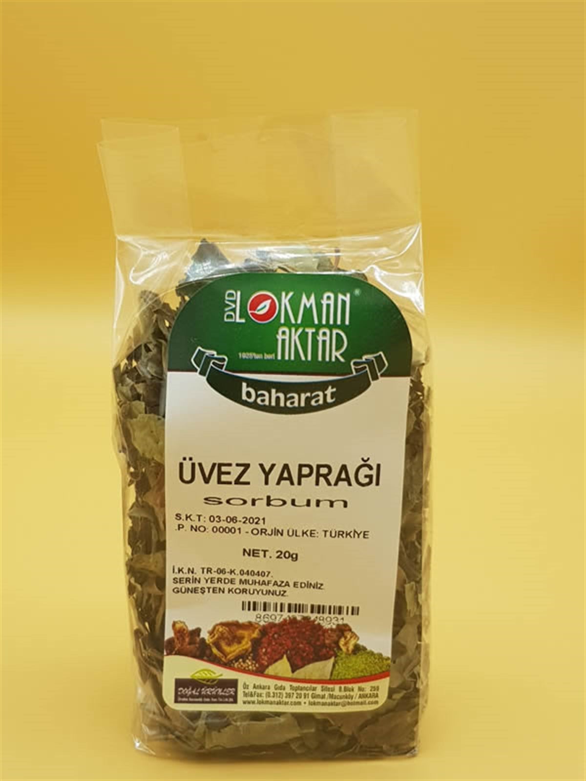 DVD Üvez Yaprağı 20gr