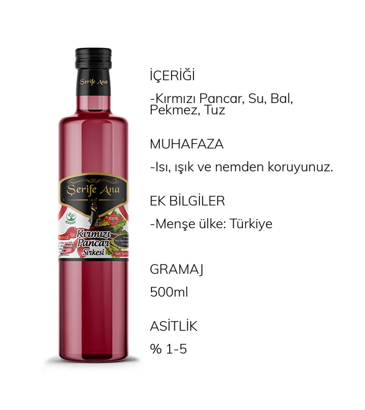 Kırmızı Pancar Sirkesi