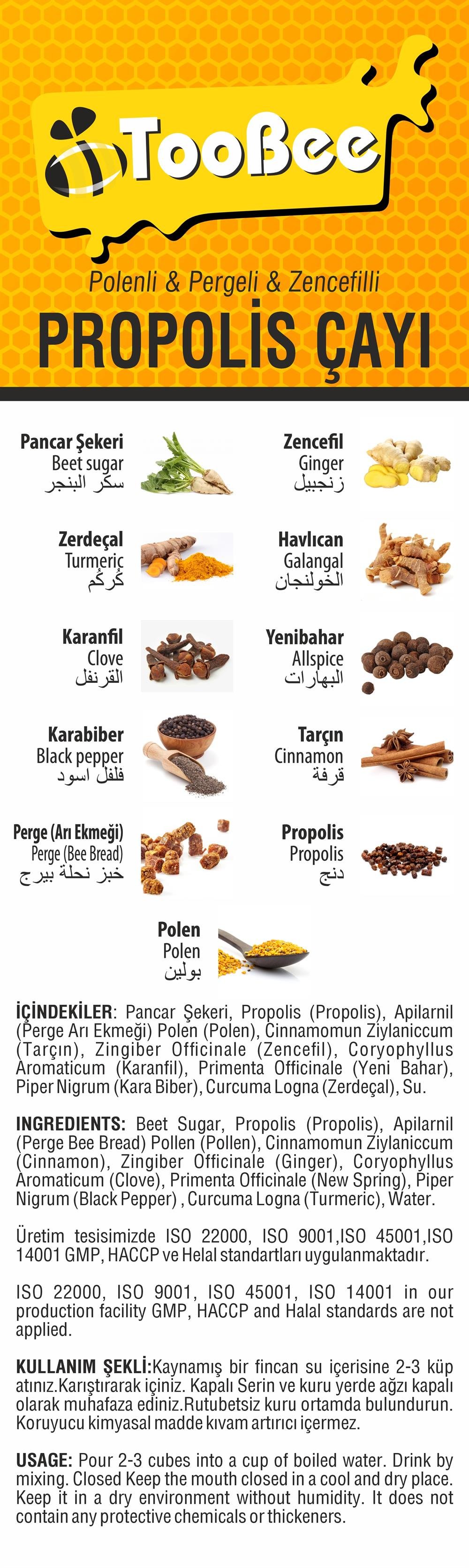 PROPOLİS ÇAYI 175 GR