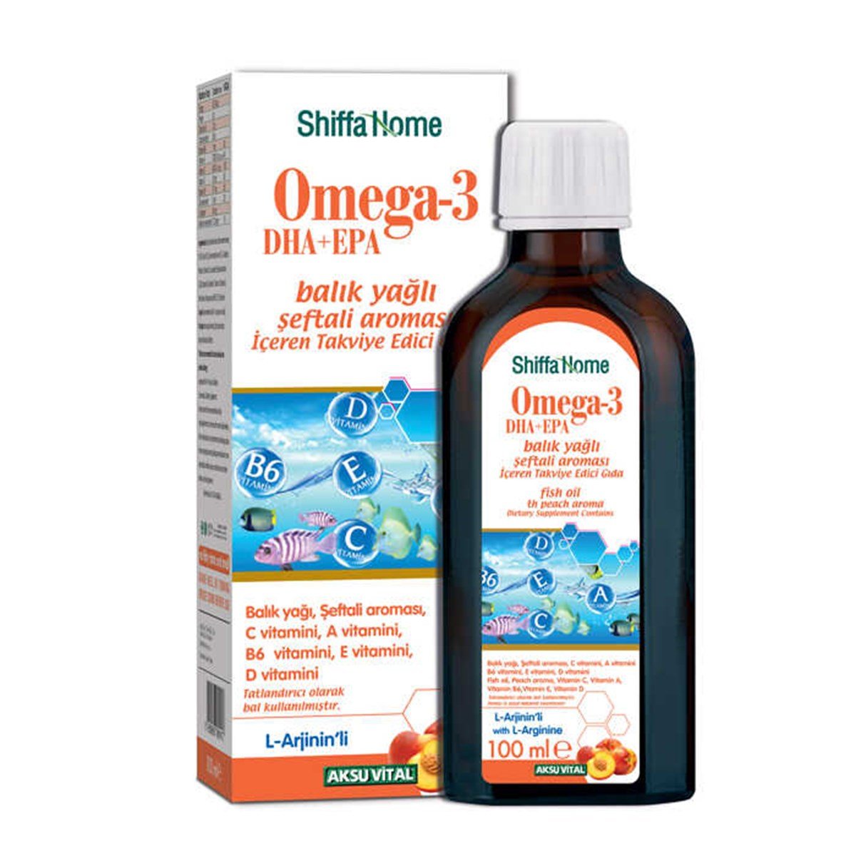 SHF Şeftali Aromalı Omega-3