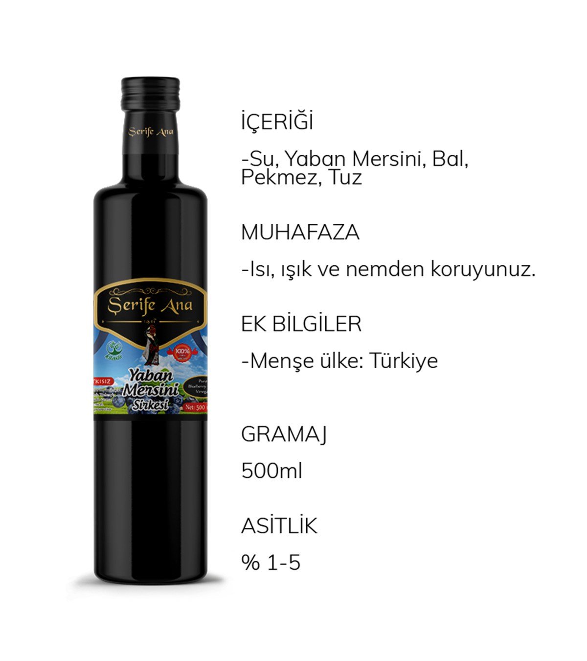 Yaban Mersini Sirkesi