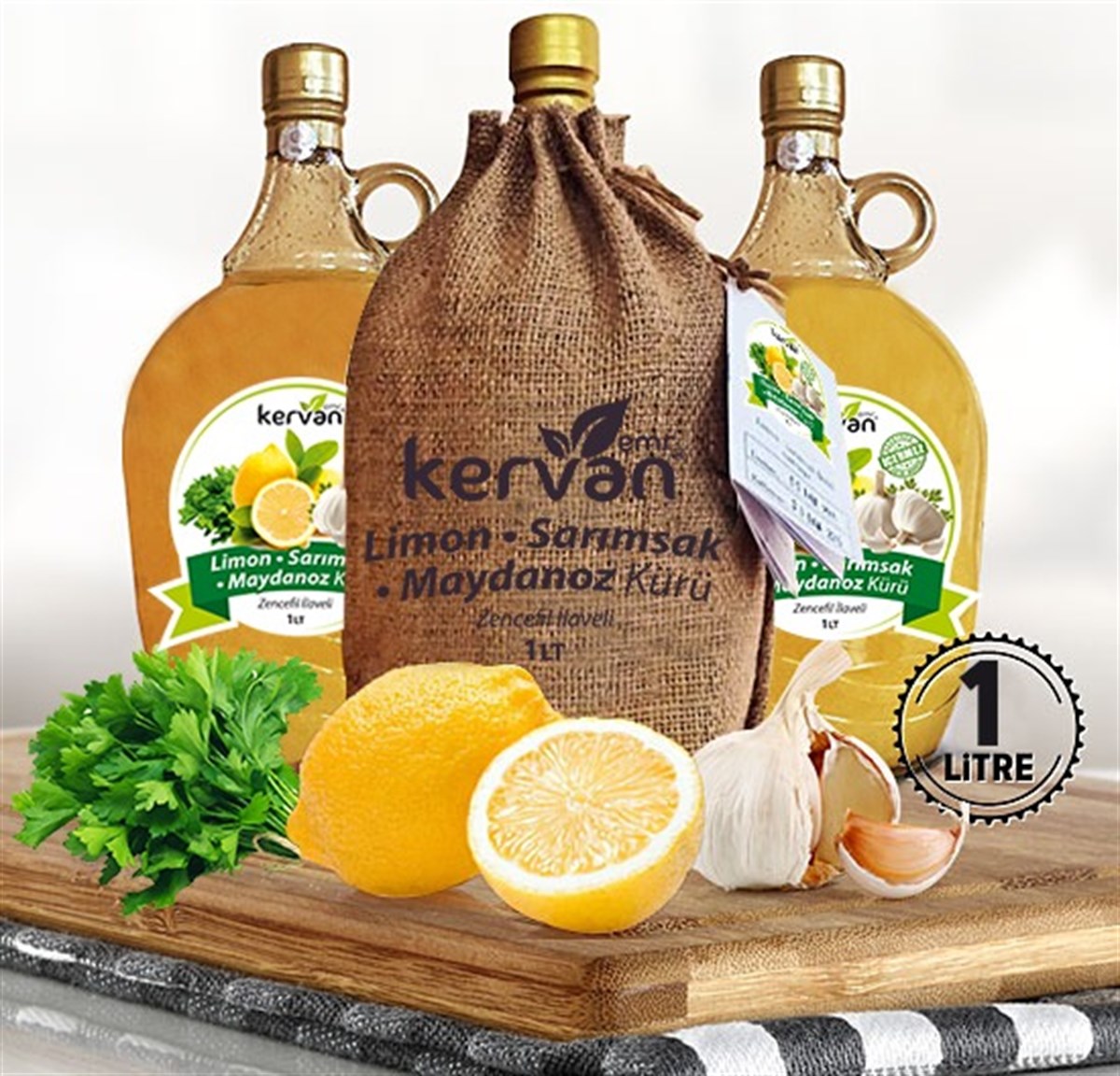 Emr Kervan Limon Sarımsak Maydonoz Kürü