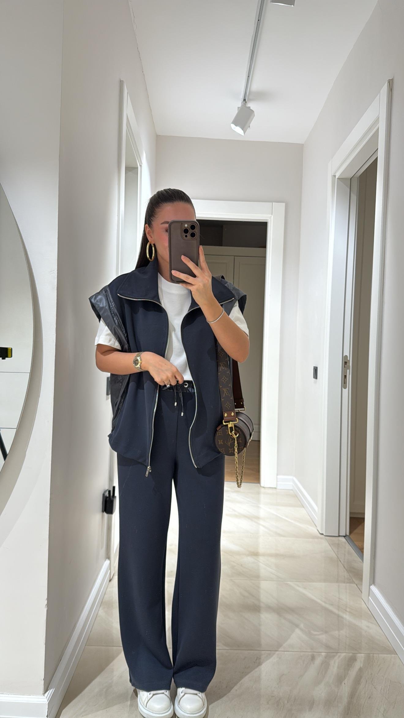 Antrasit Paraşüt Kumaş Detaylı Marka Model Takım