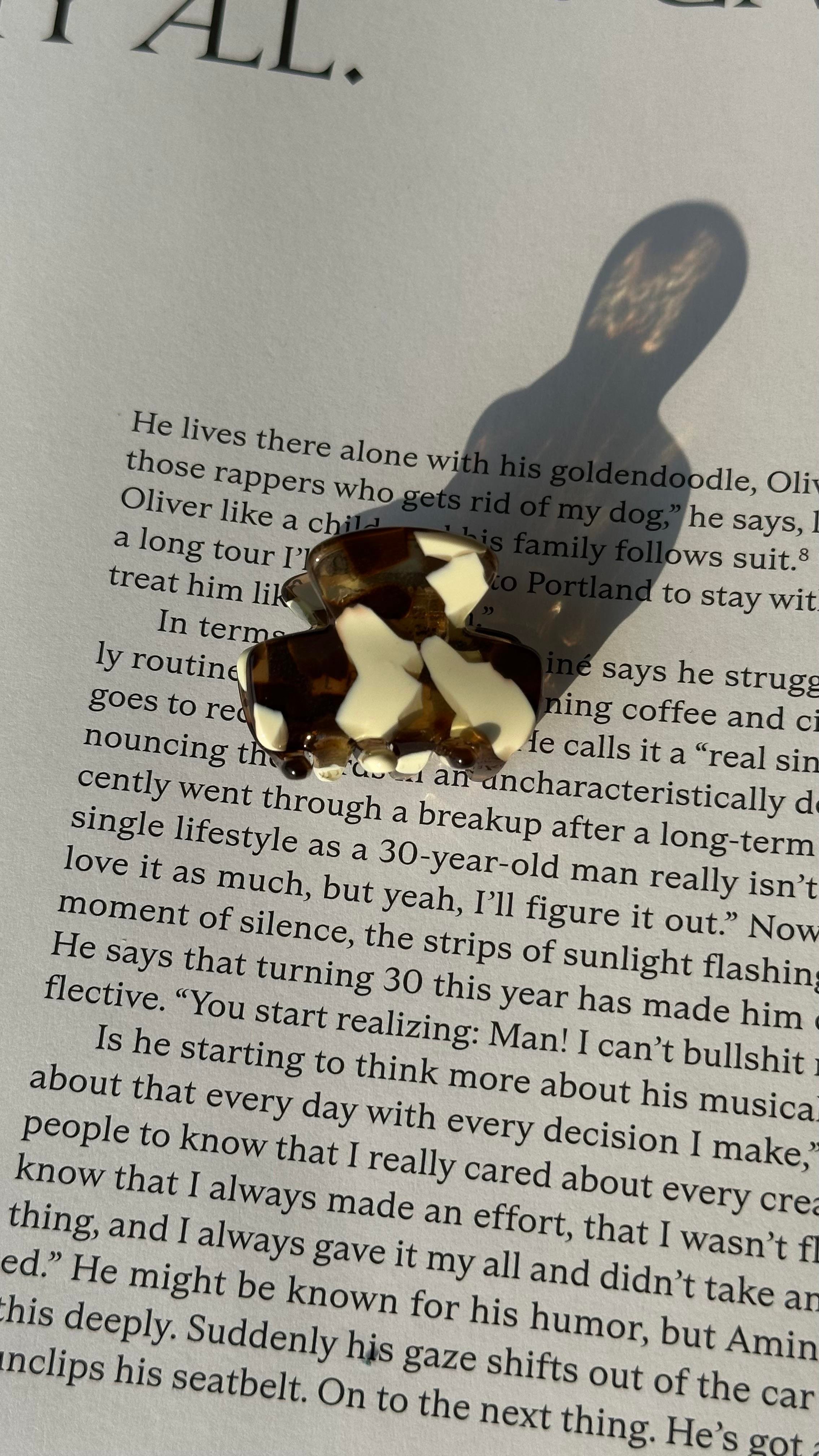 Bej Kahve Desenli Mandal Toka