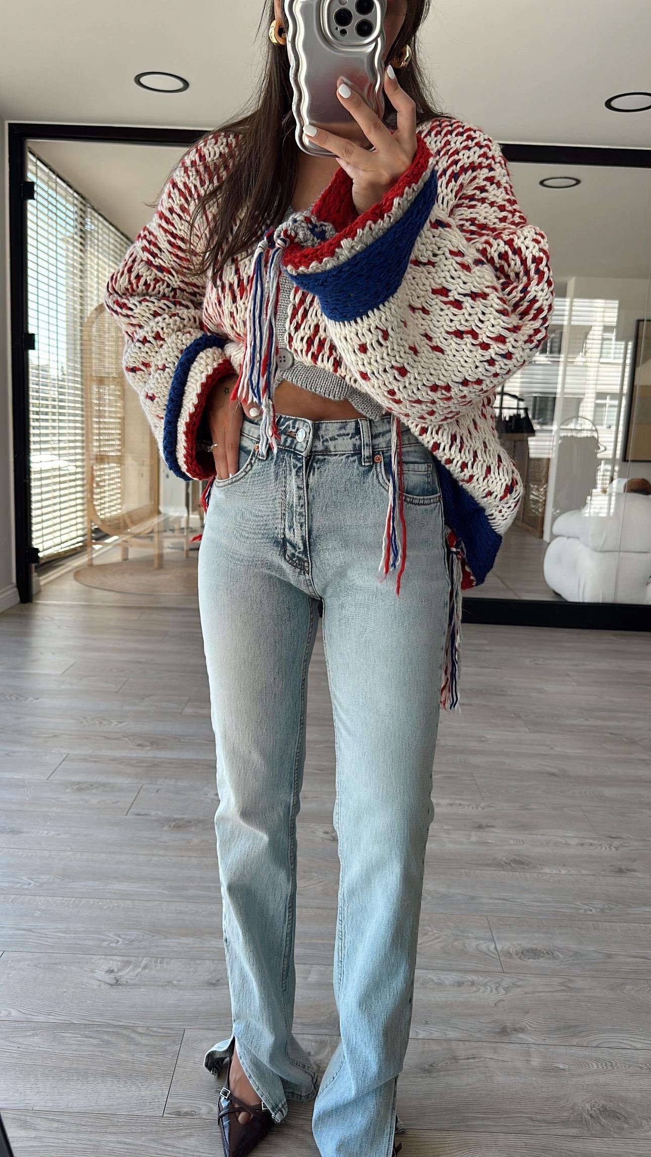 Buz Mavi Yan Yırtmaçlı Marka Model Jean 