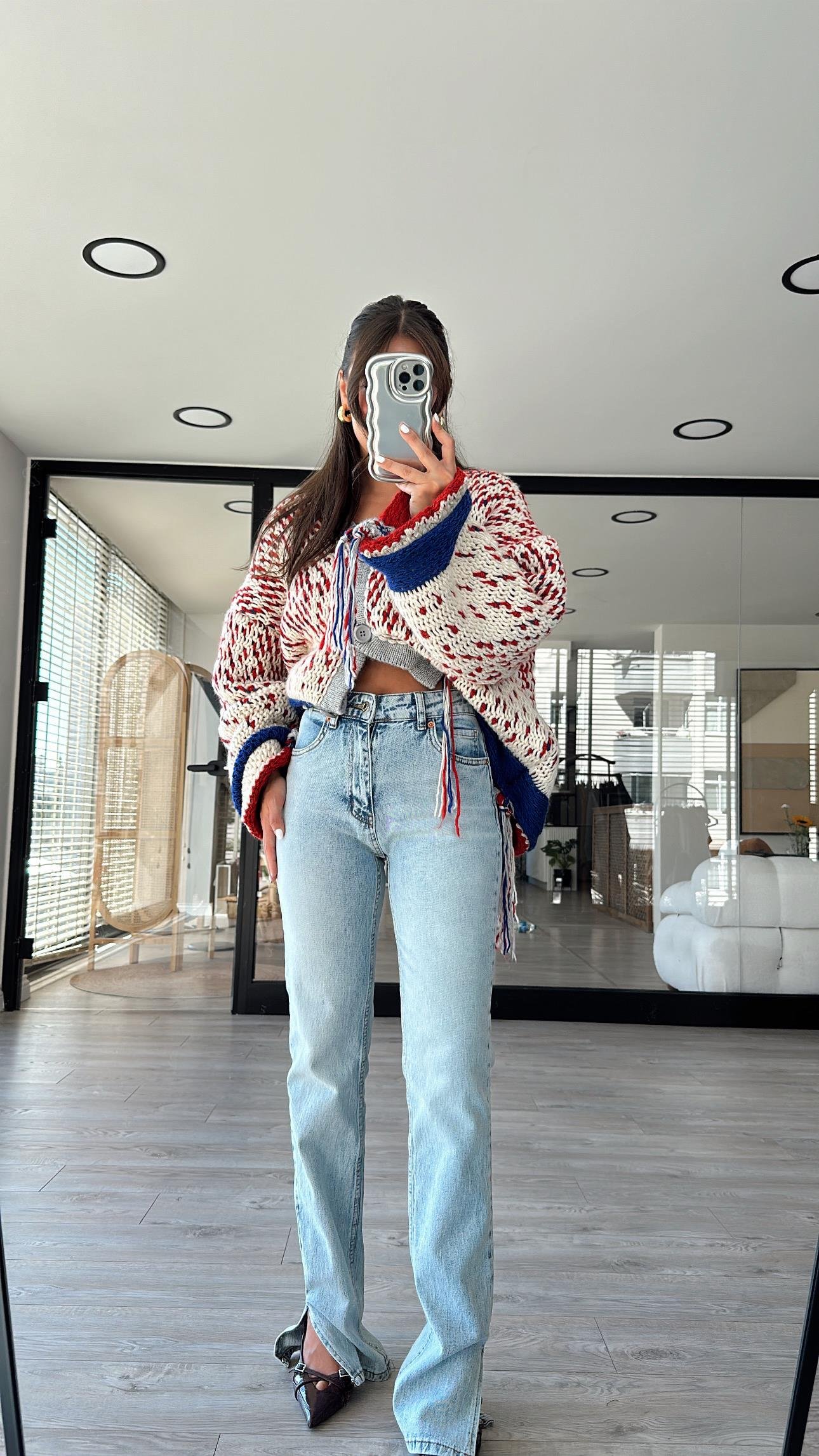 Buz Mavi Yan Yırtmaçlı Marka Model Jean 