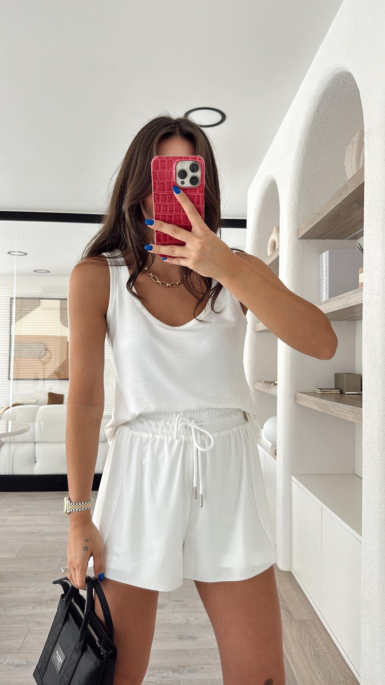 Ekru Marka Model Kalın Askılı Atlet