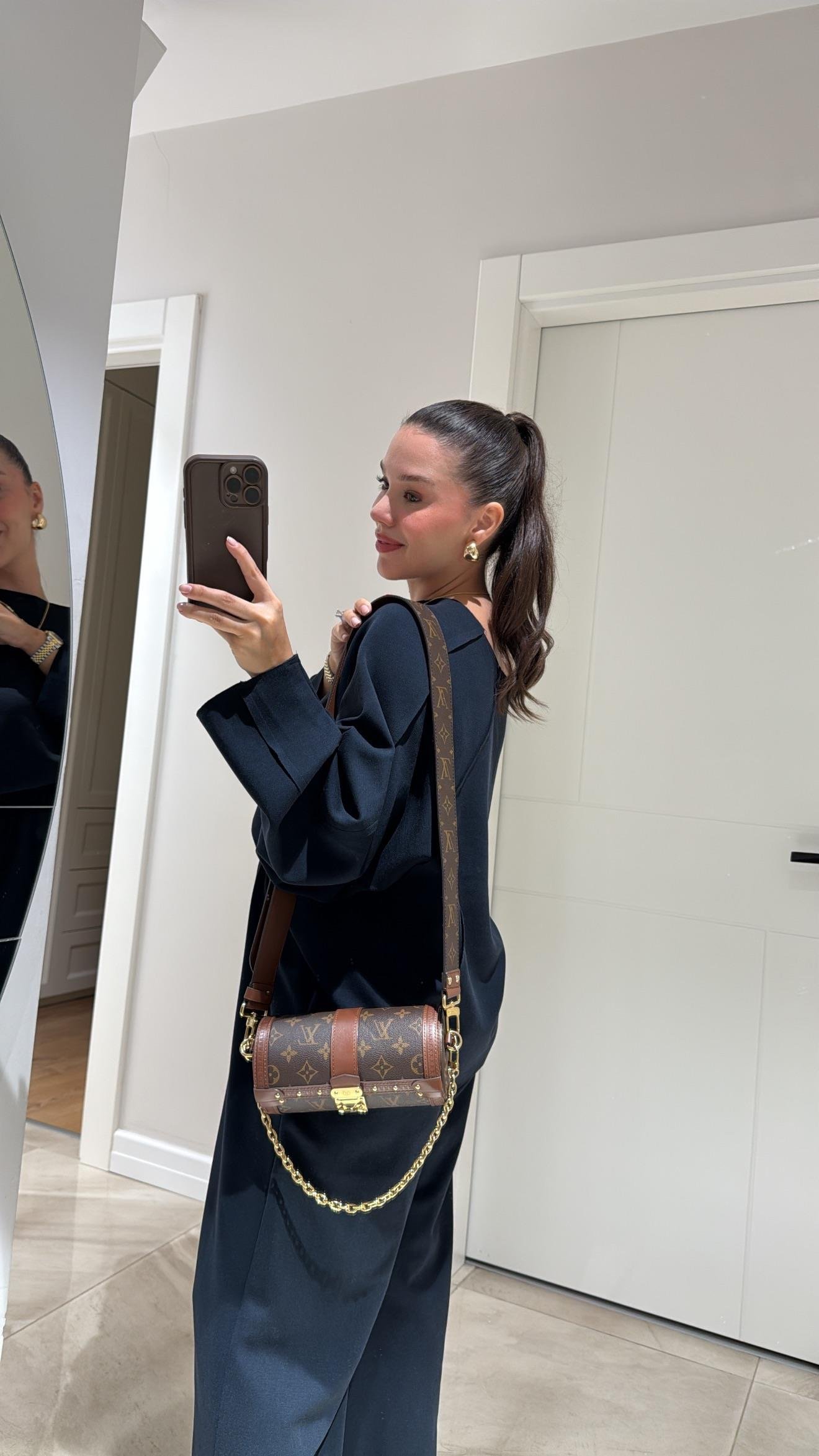 Füme Kesik Detaylı Sweat Modal Takım