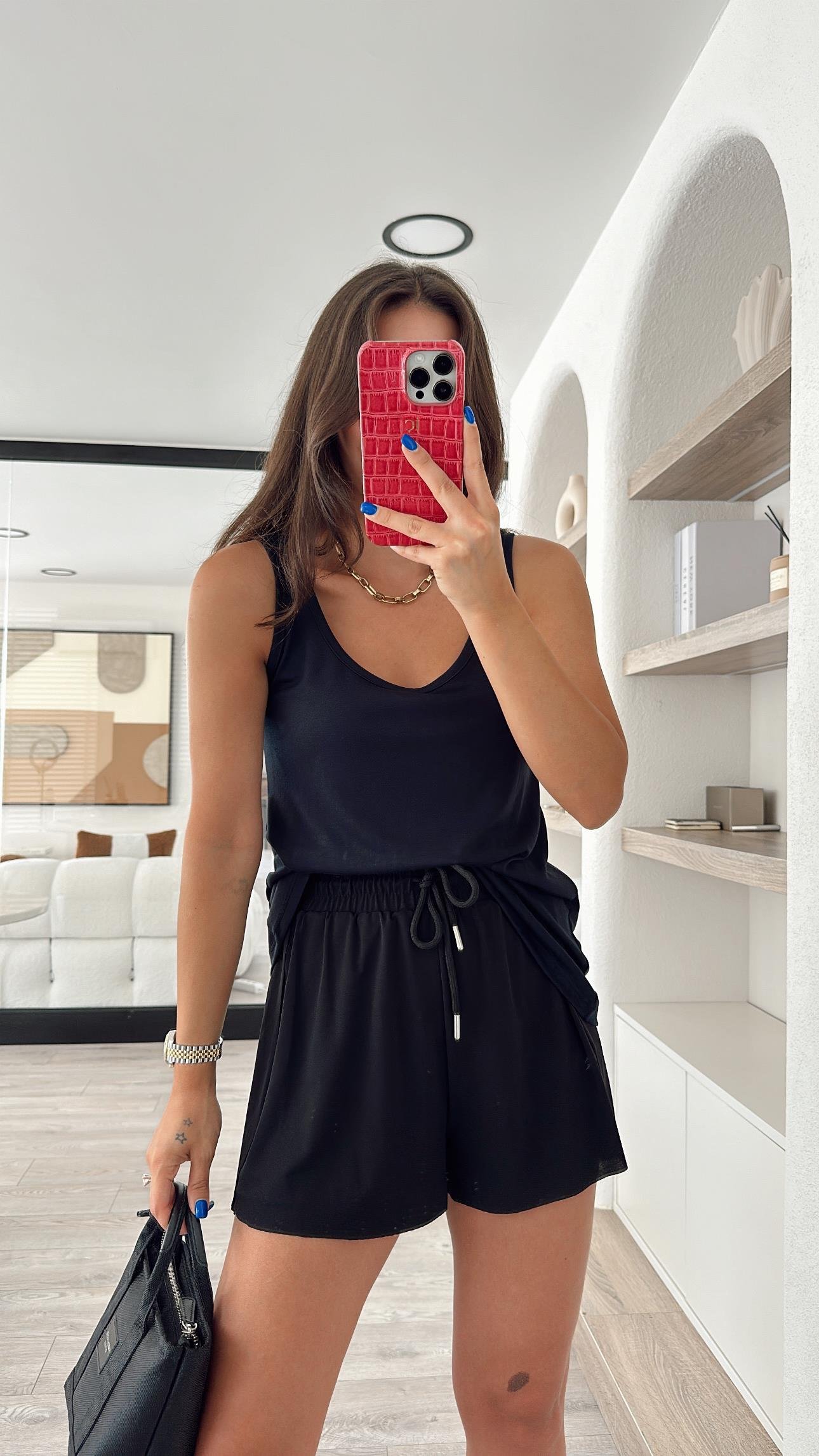 Füme Marka Model Kalın Askılı Atlet