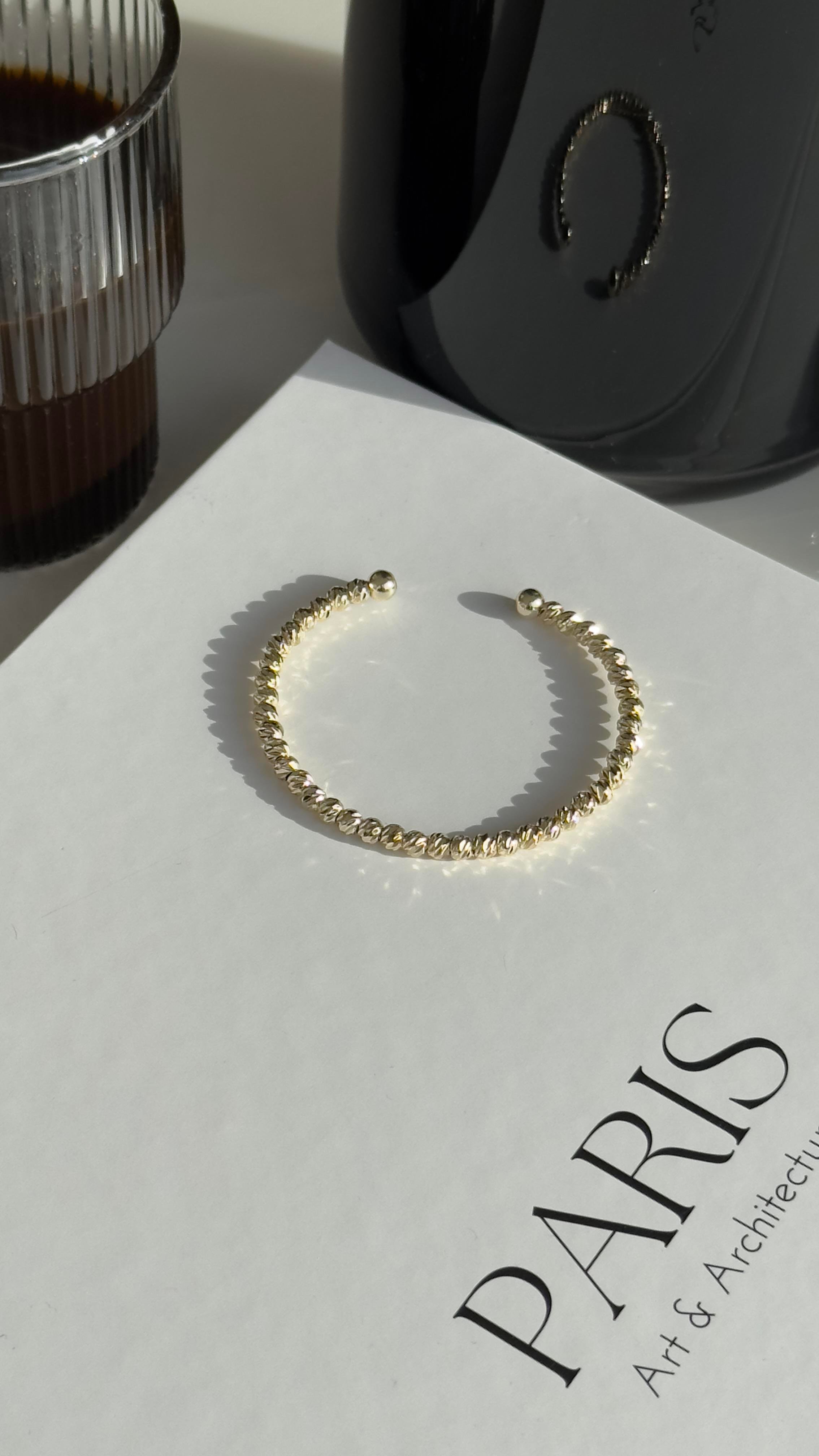 Gold Dorika Kelepçe Bileklik