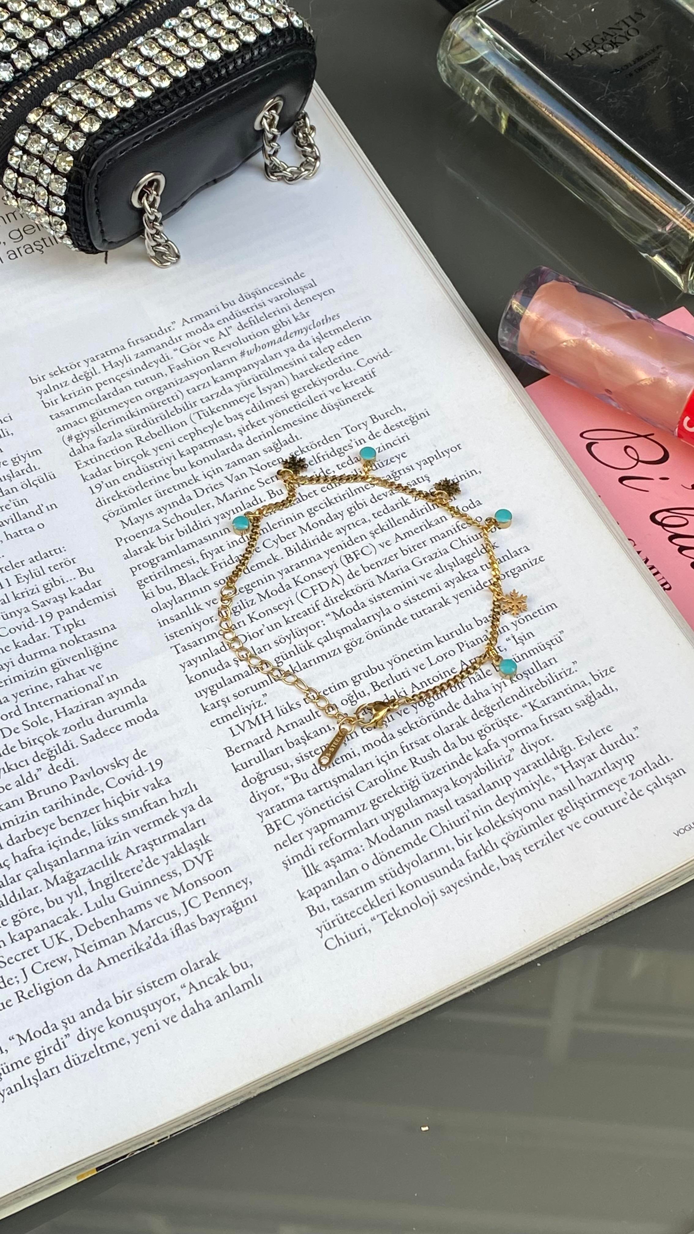 Gold Kar Tanesi Bileklik