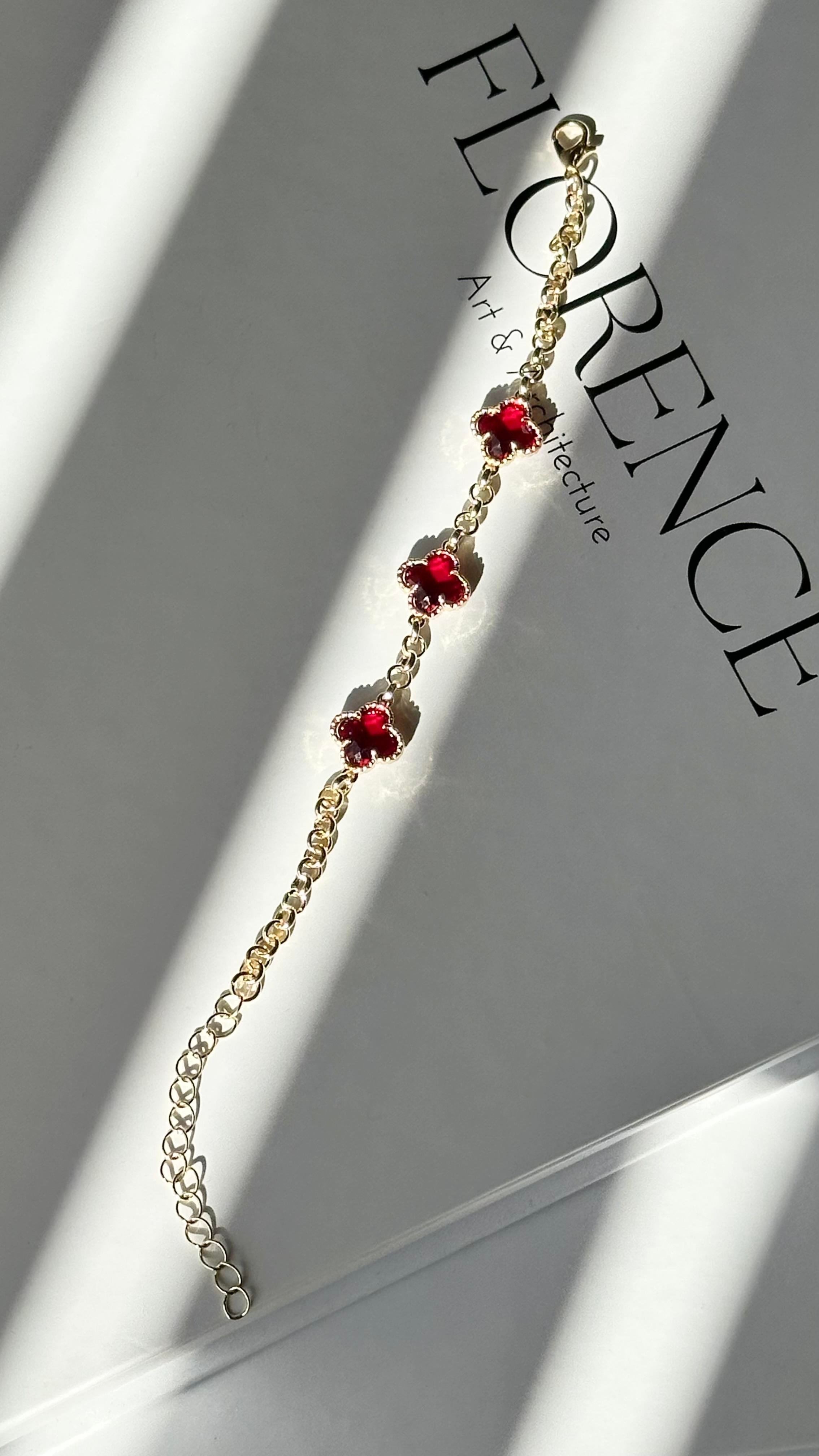 Gold Kırmızı Marka Model Bileklik