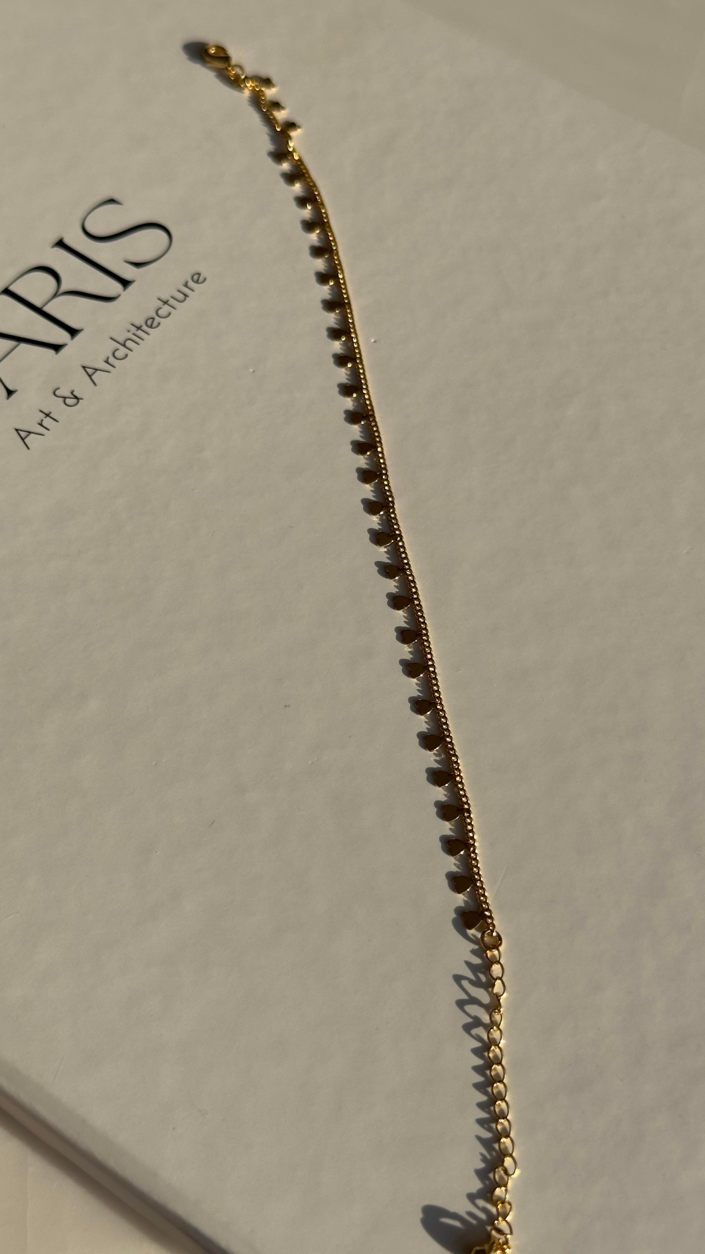 Gold Minik Kalp Halhal