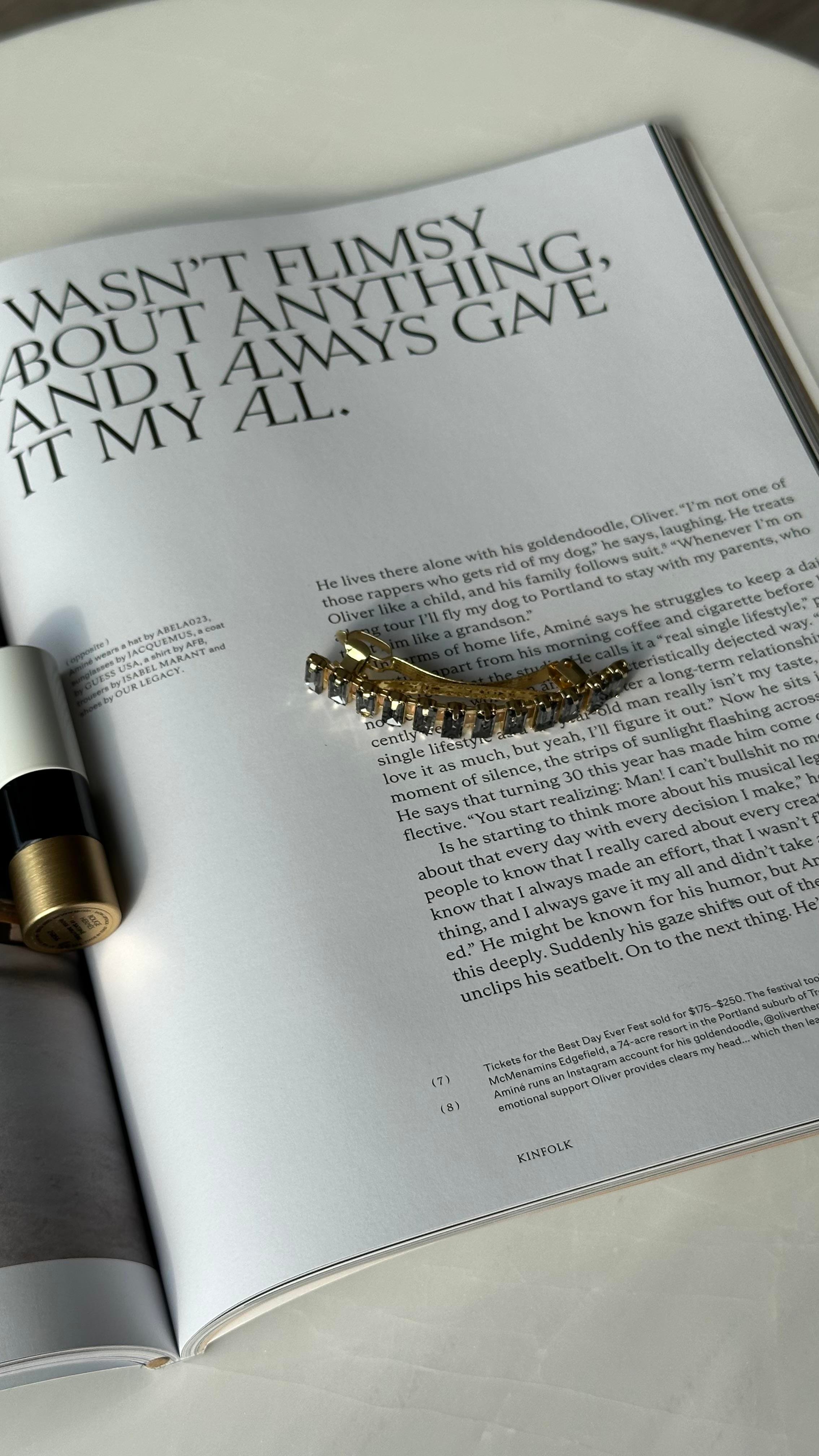 Gold Siyah Renk Dikdörtgen Taşlı Klipsli Toka