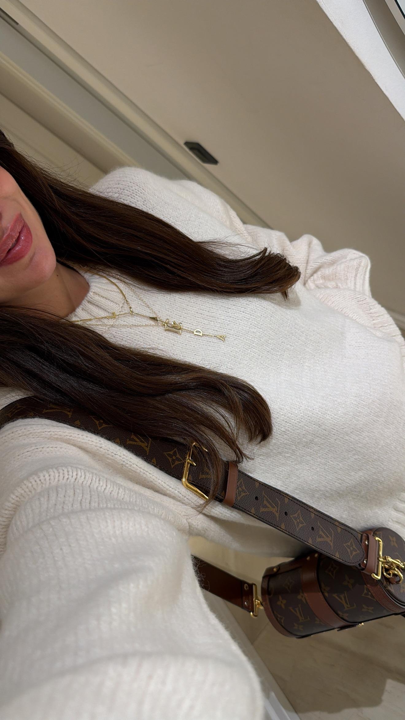 Krem Bisiklet Yaka Triko Kazak 