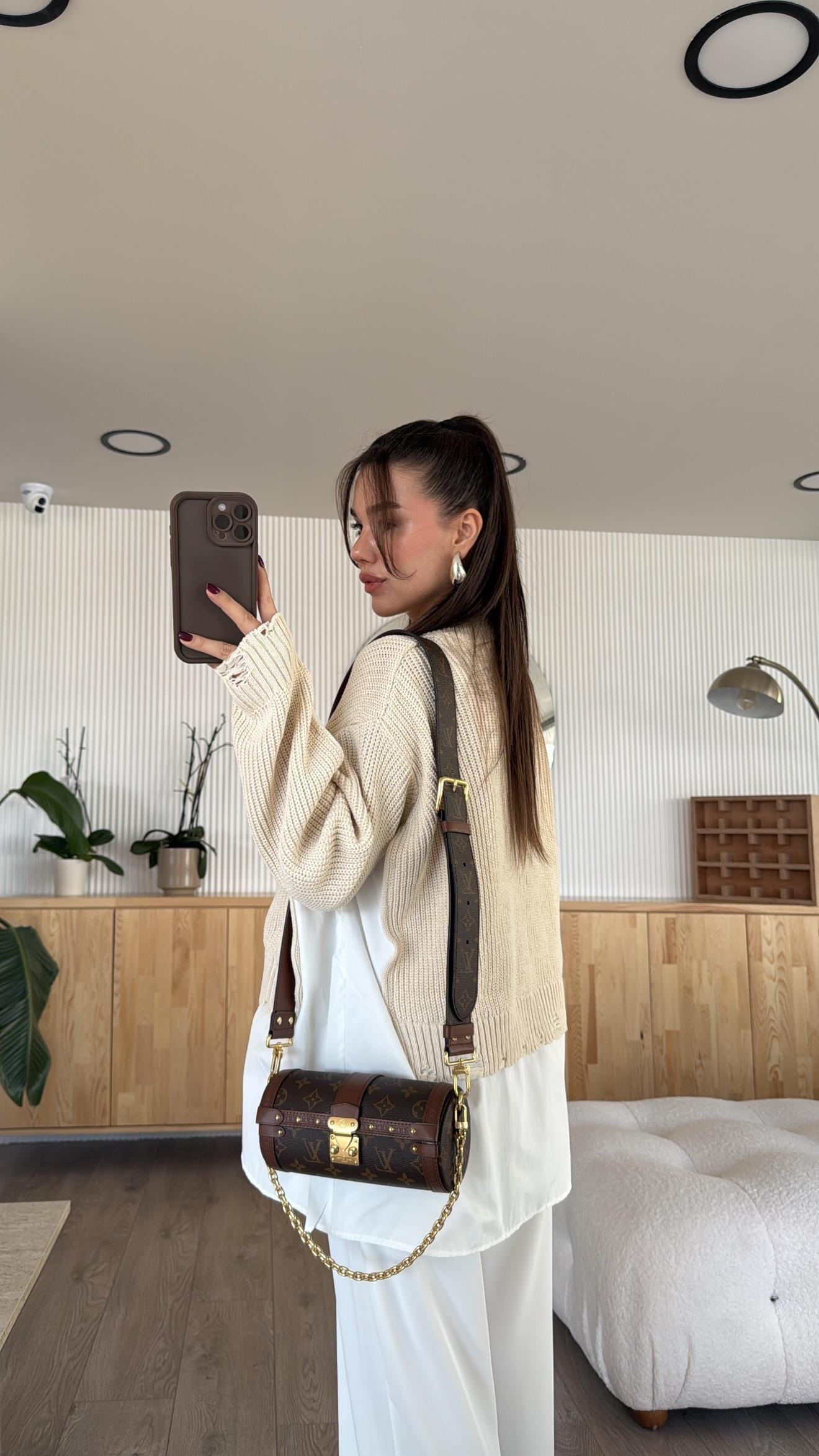 Krem Triko Detaylı Ravi Gömlek Hırka