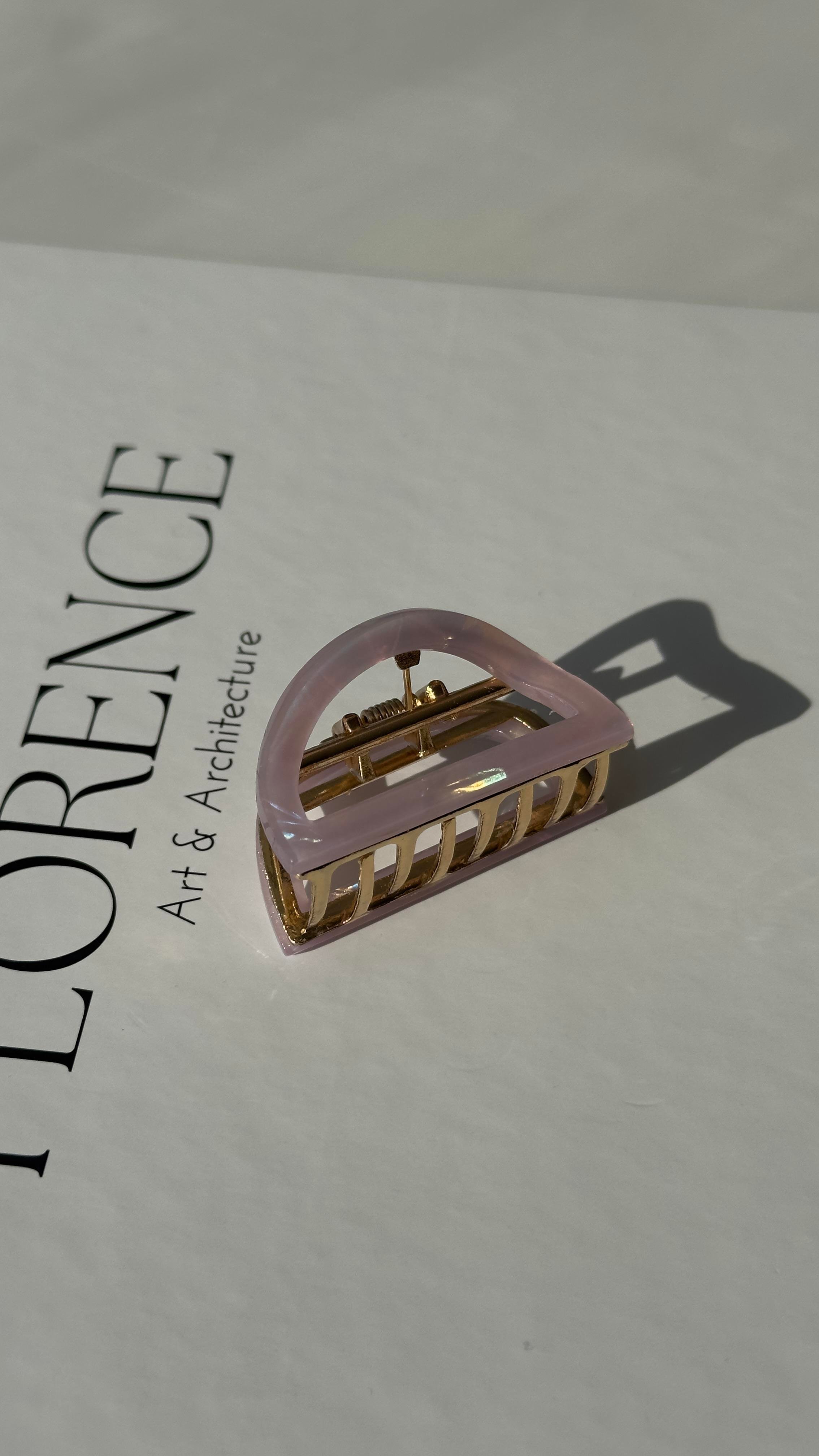 Lila Hologramlı Daire Mandal Toka