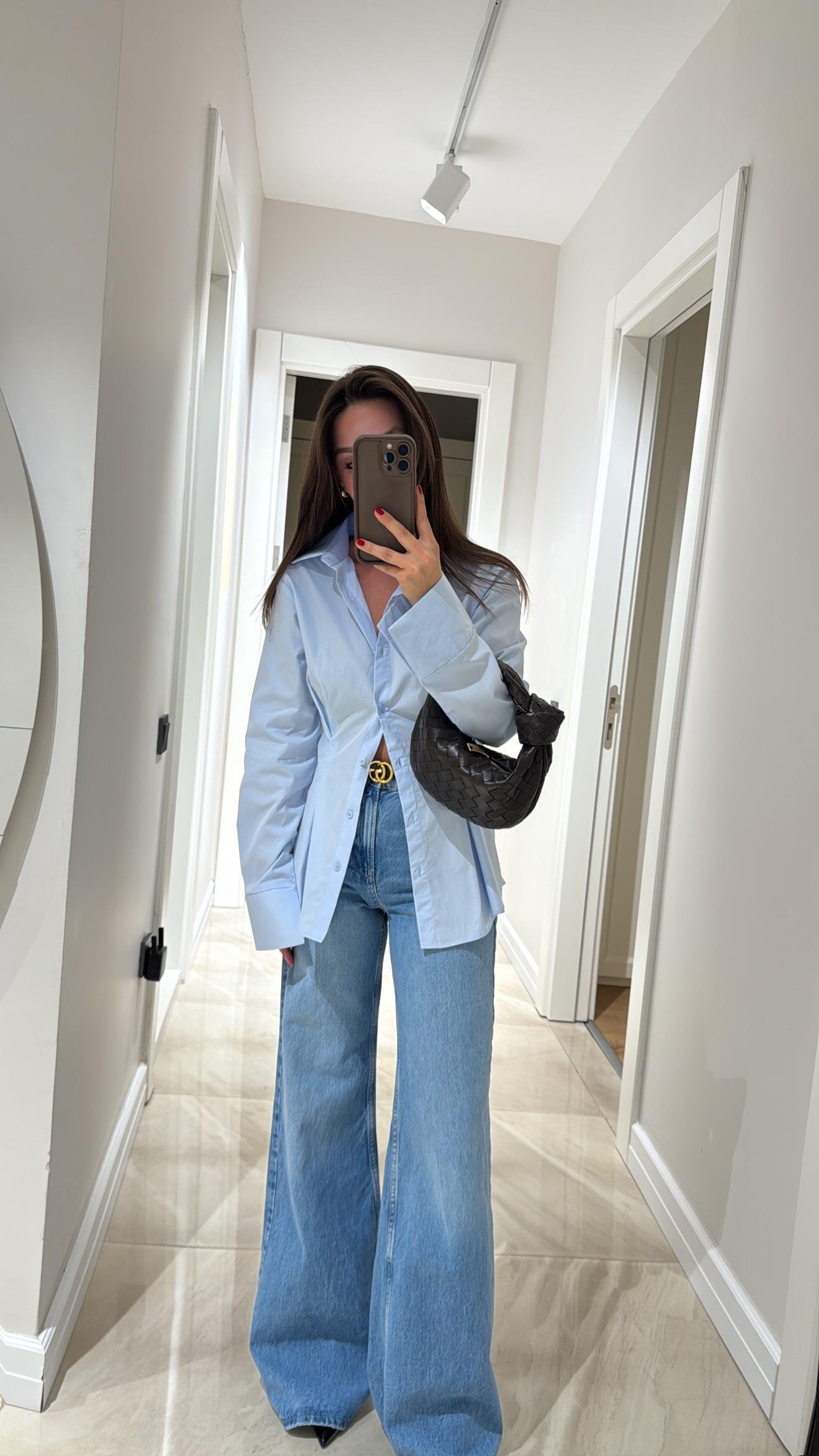 Mavi Geniş Paça Marka Model Jean 