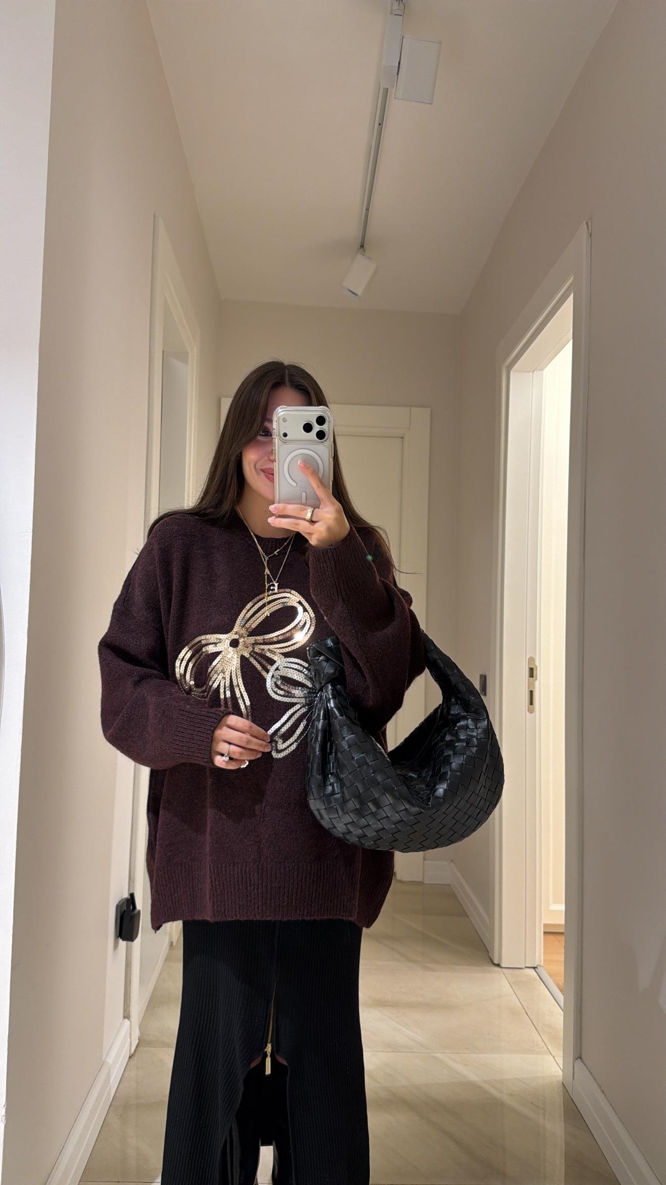 Mürdüm Pul Detaylı Marka Model Kazak