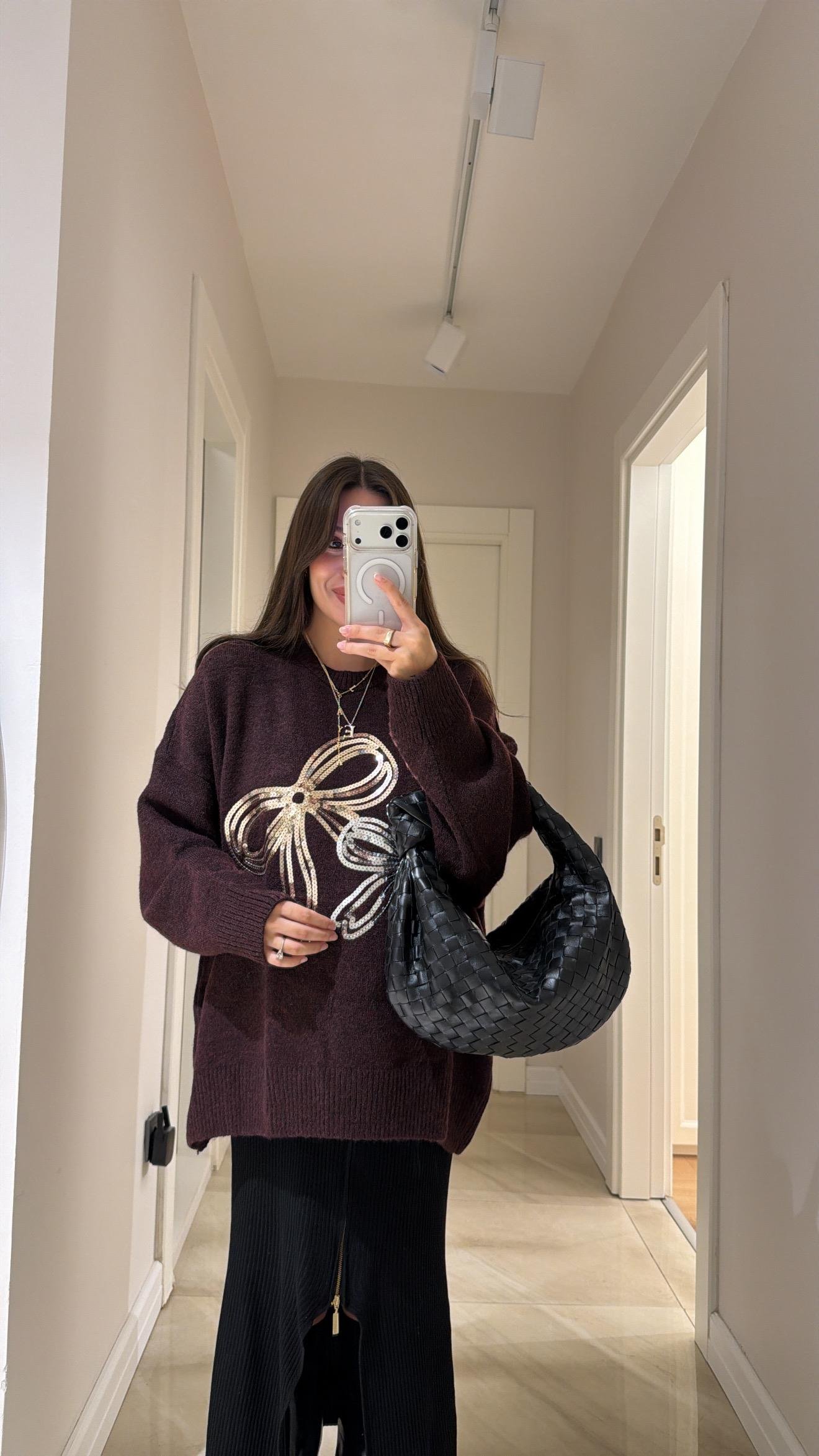 Mürdüm Pul Detaylı Marka Model Kazak