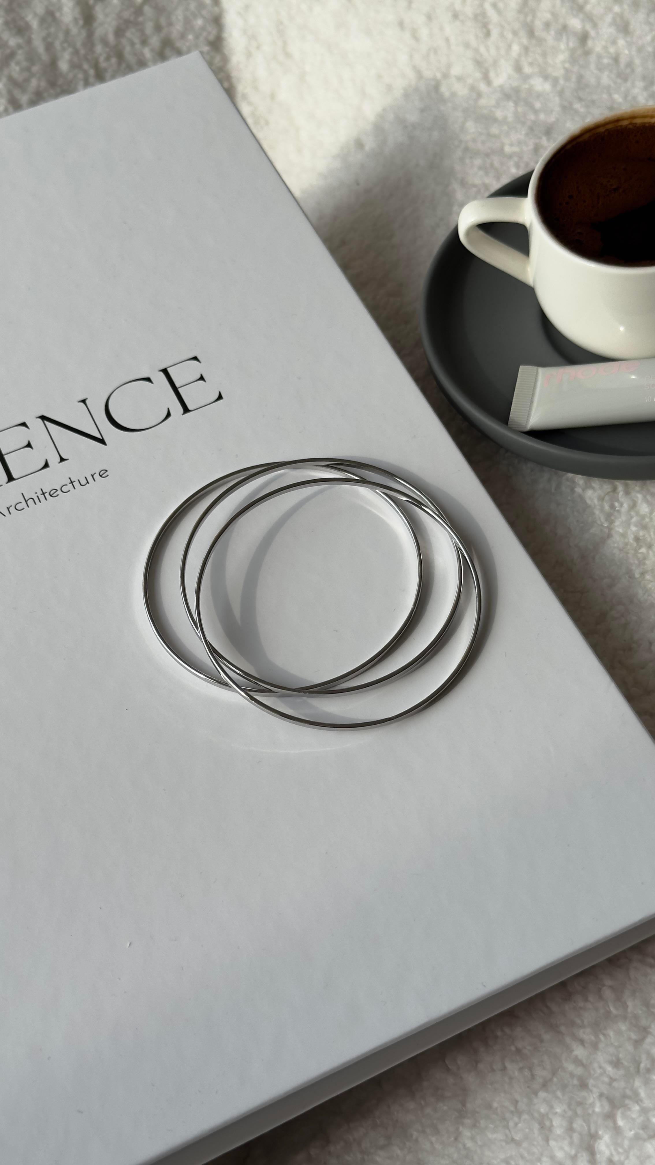 Silver 3lü Ajda Model Bileklik