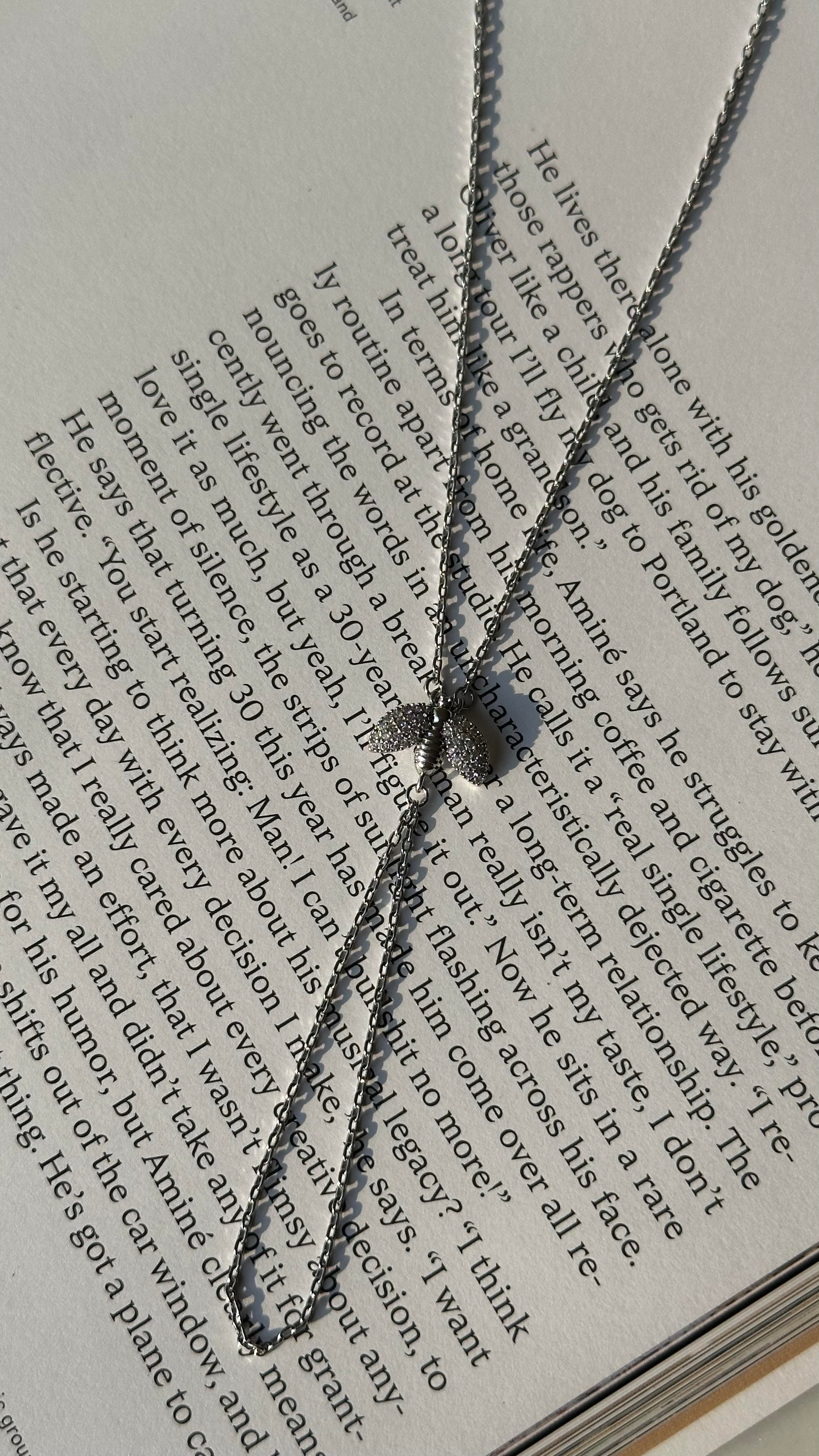 Silver Arı Detaylı Taşlı Şahmeran 
