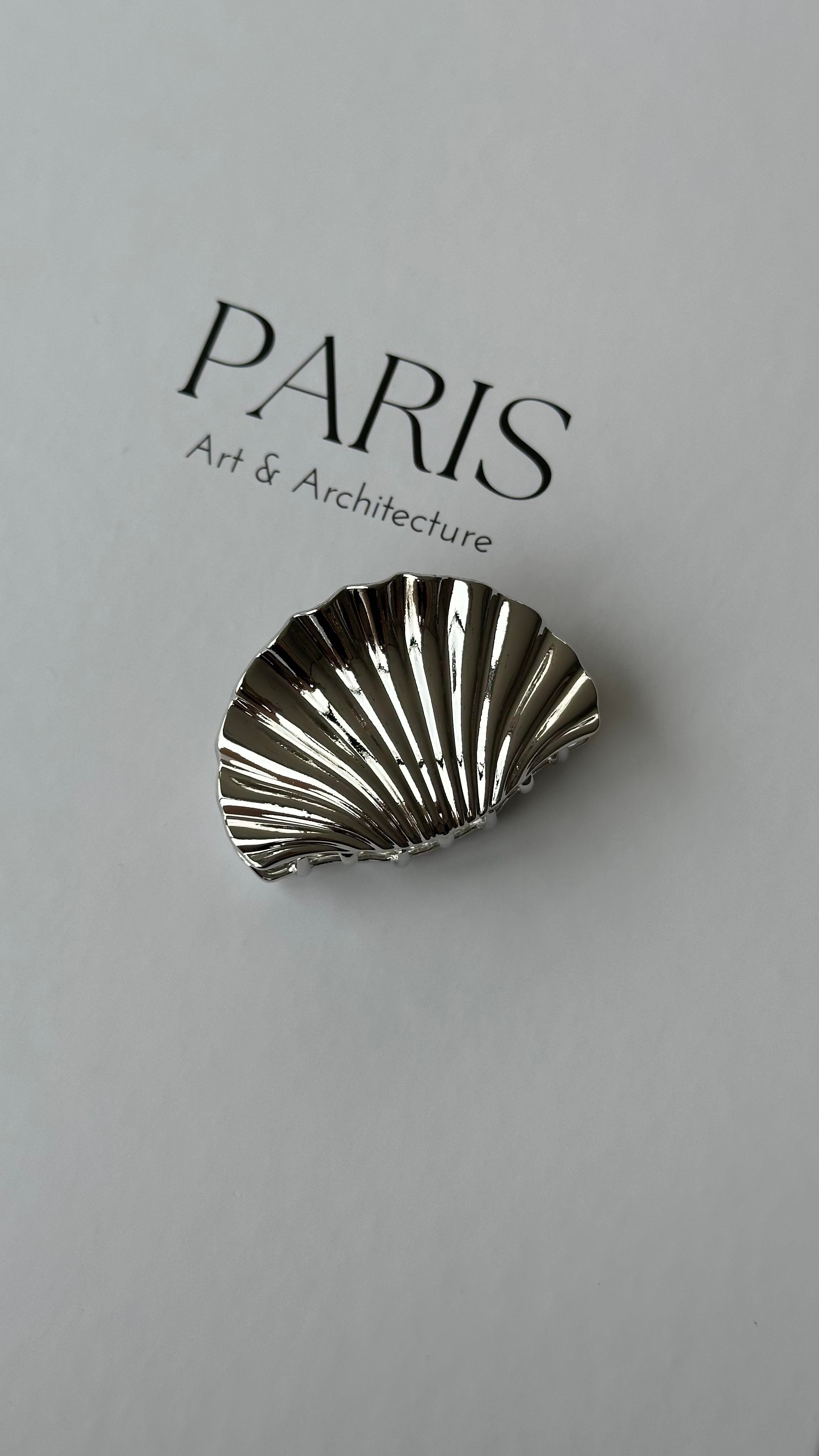 Silver İstiridye Mandal Toka