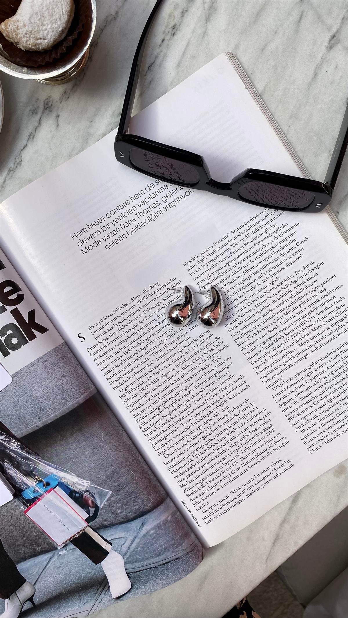 Silver Damla Marka Model Küpe