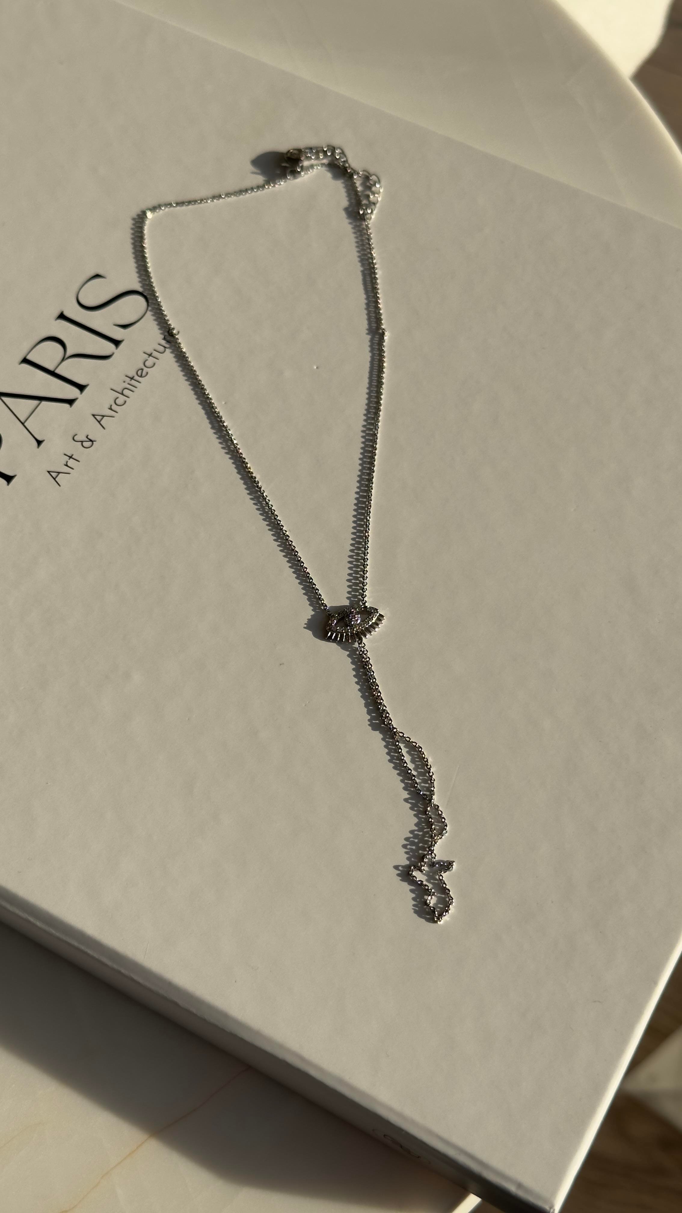 Silver Zirkon Taşlı Göz Şahmeran