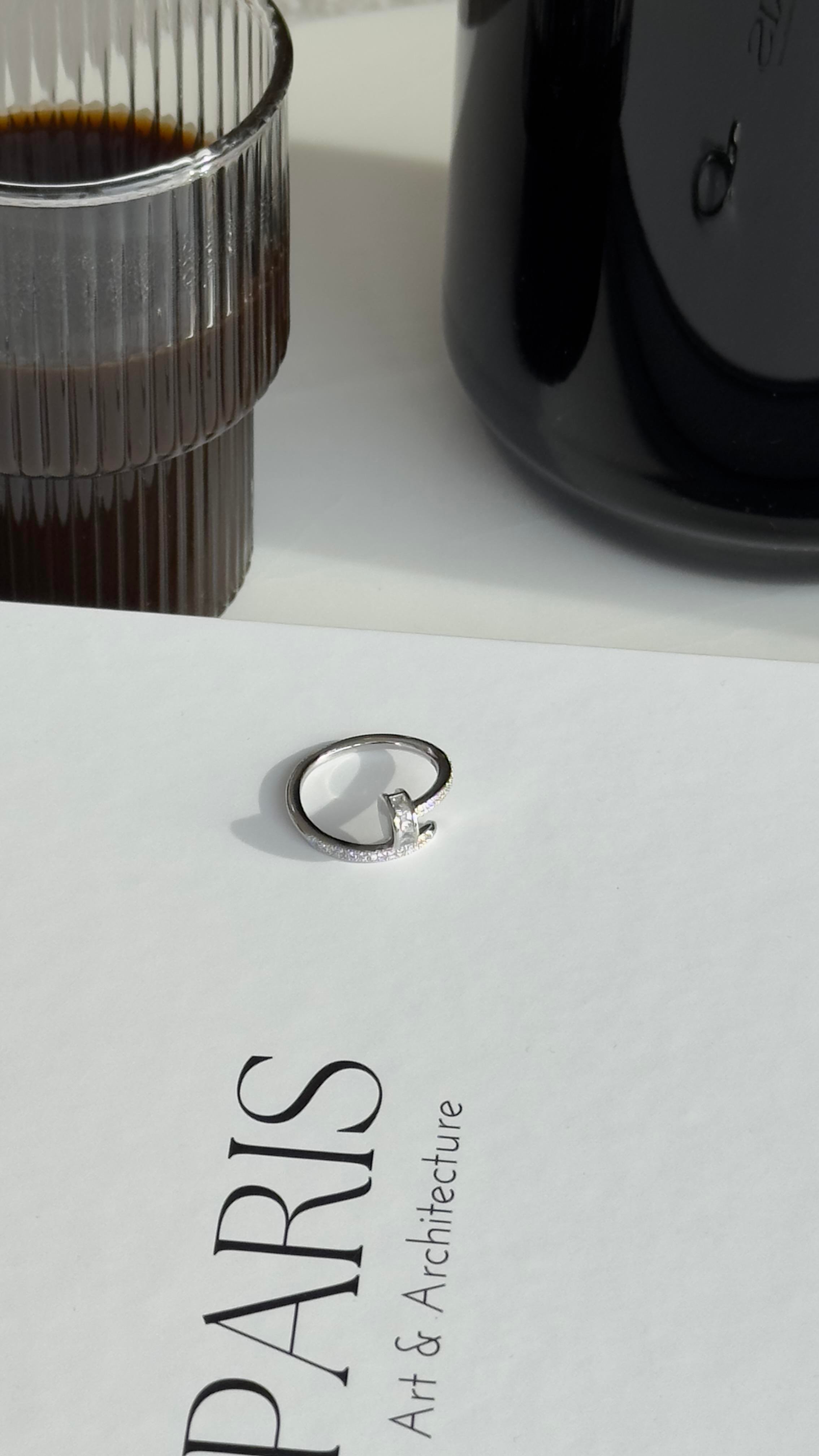 Silver Zirkon Taşlı Marka Model Yüzük