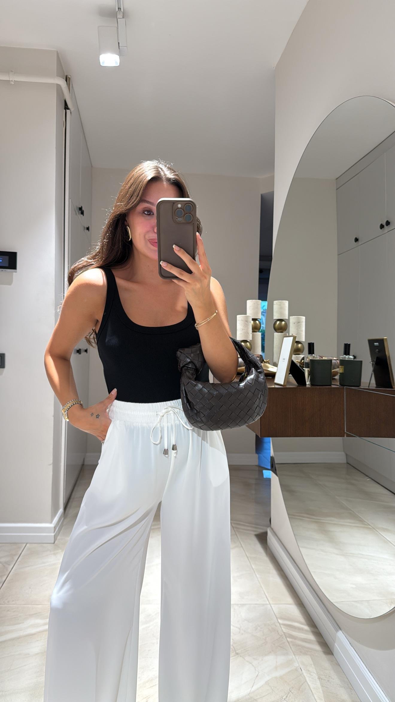 Siyah Askılı Dilvin Bodysuit 