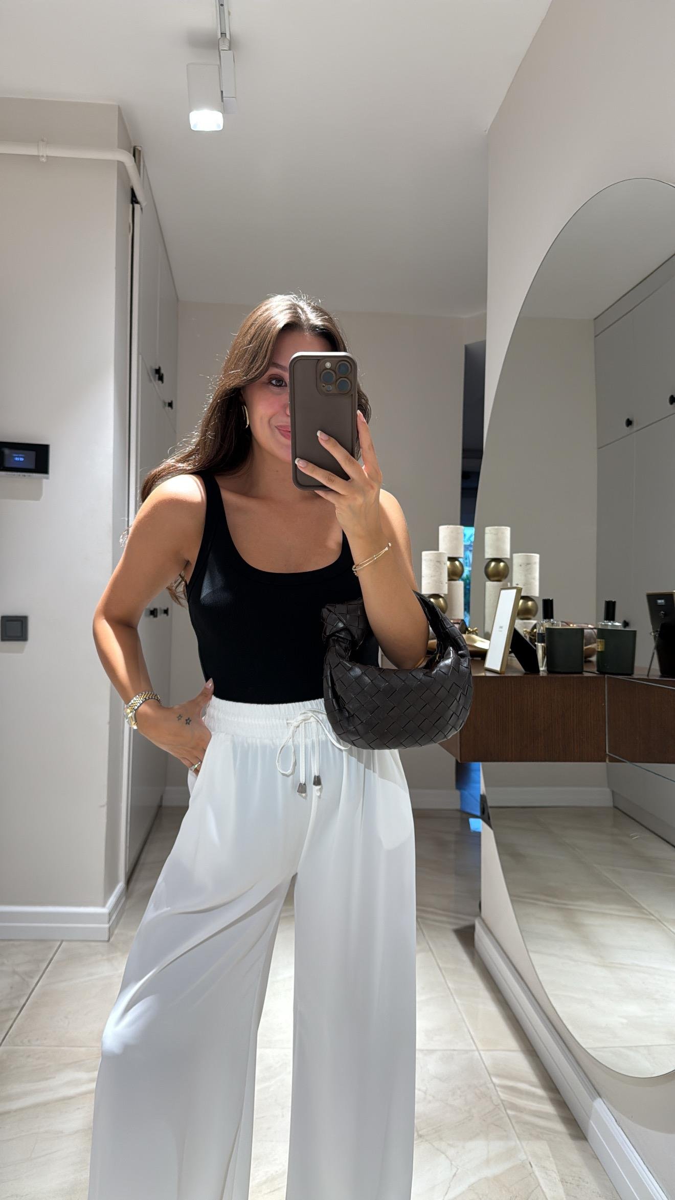 Siyah Askılı Dilvin Bodysuit 