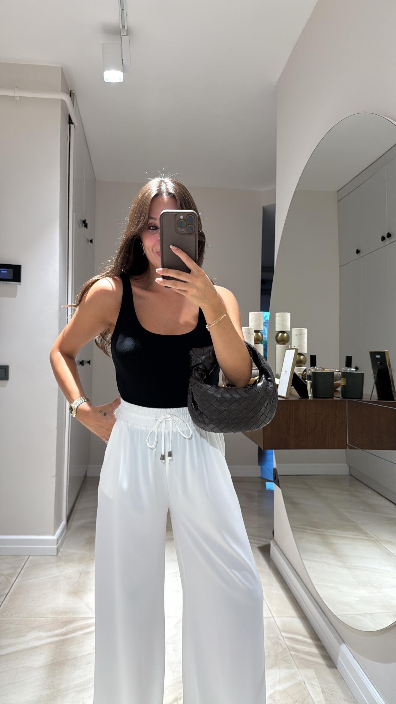 Siyah Askılı Dilvin Bodysuit 