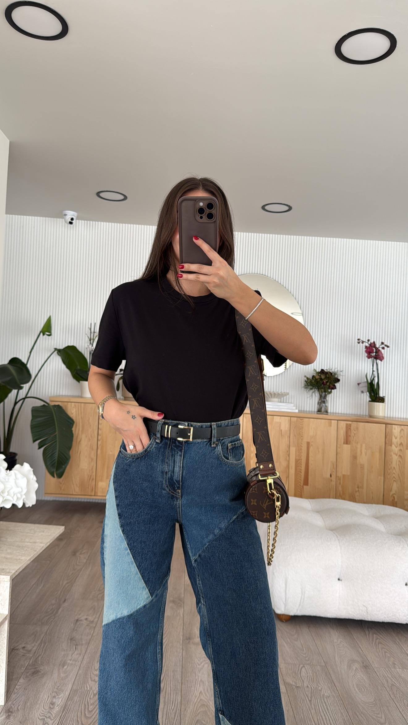 Siyah Basic Marka Model Tshirt 