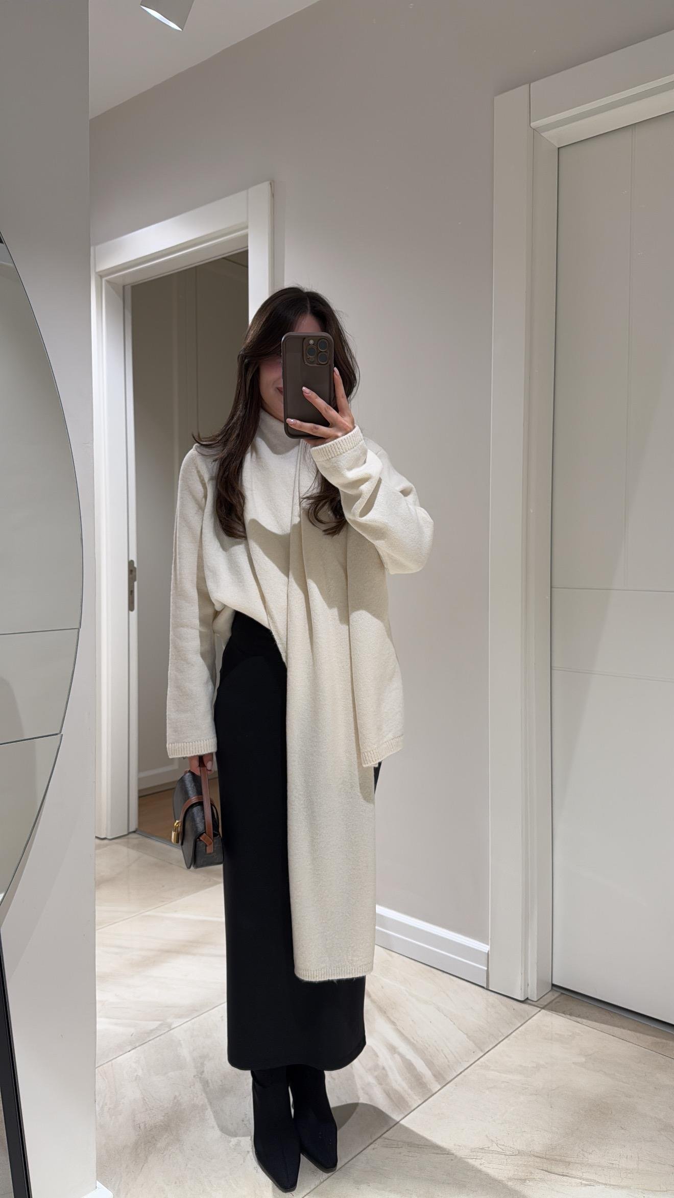 Siyah Bel Lastikli Basic Etek 