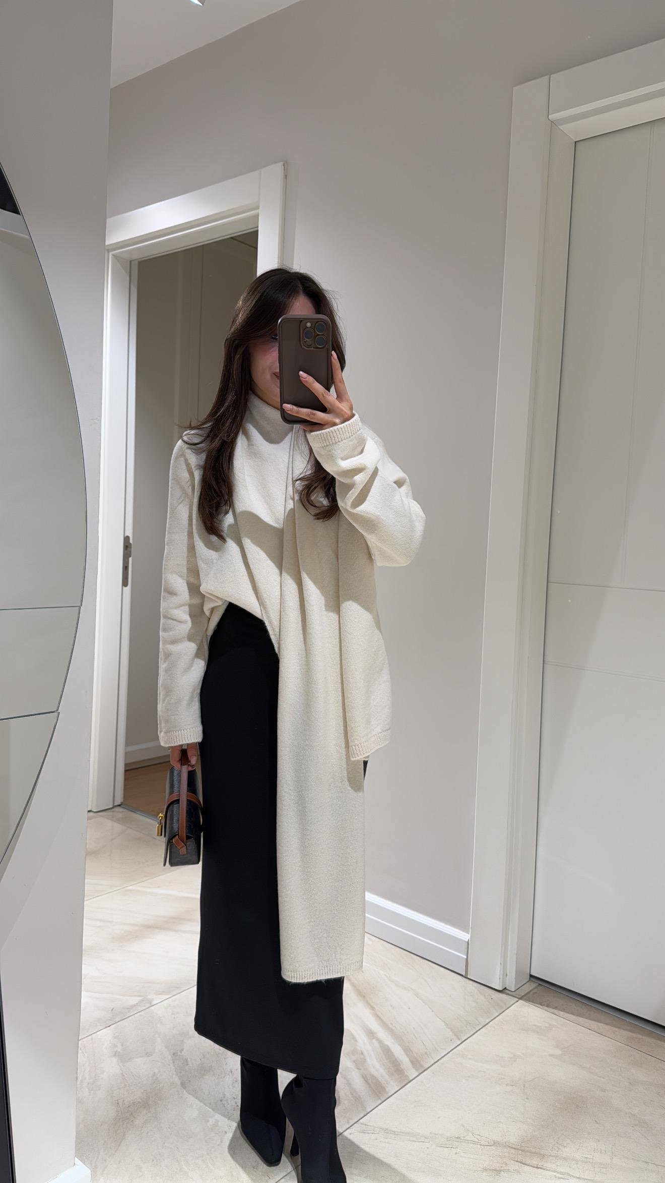 Siyah Bel Lastikli Basic Etek 