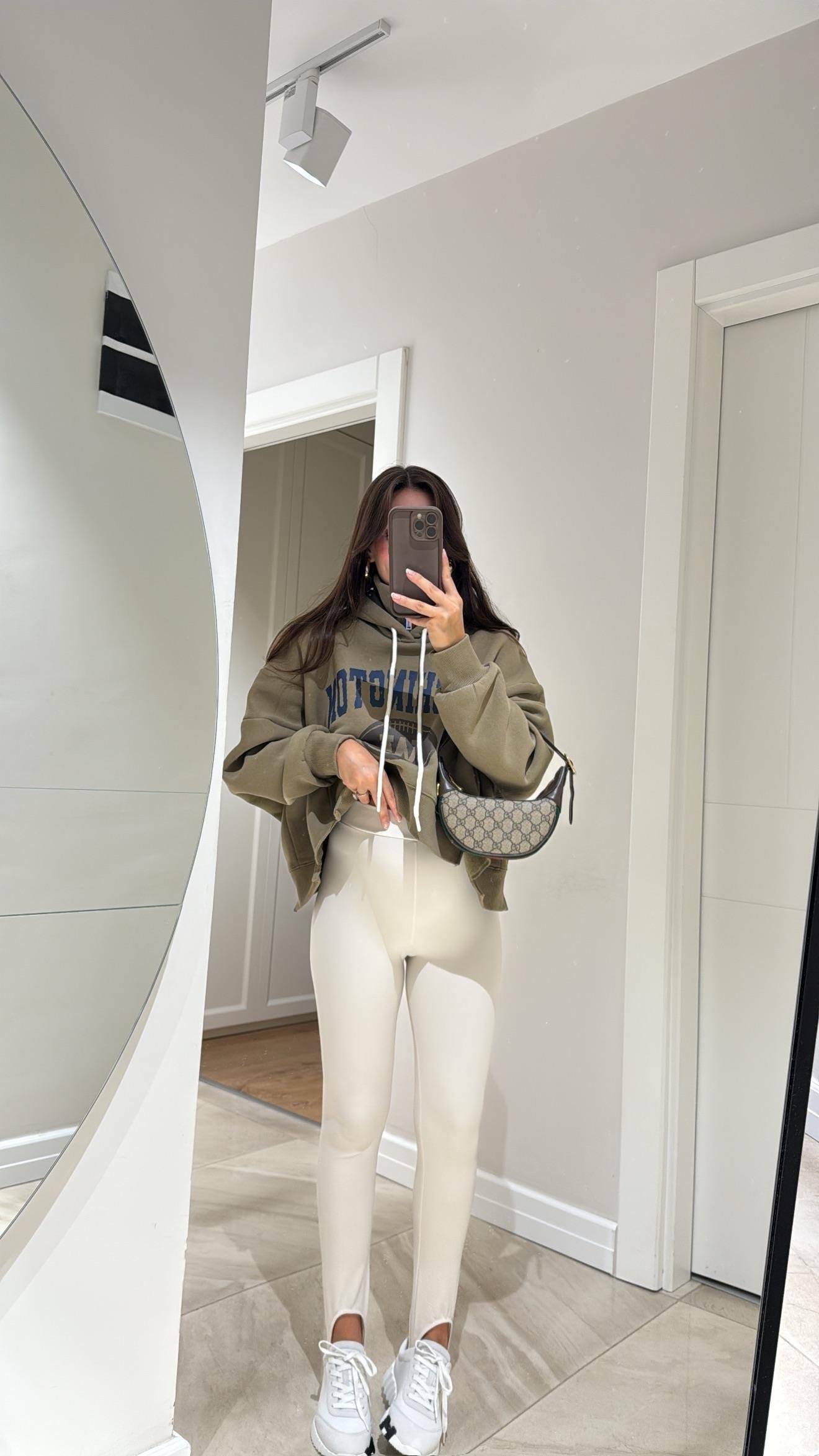 Taş Topuk Lastikli Tayt