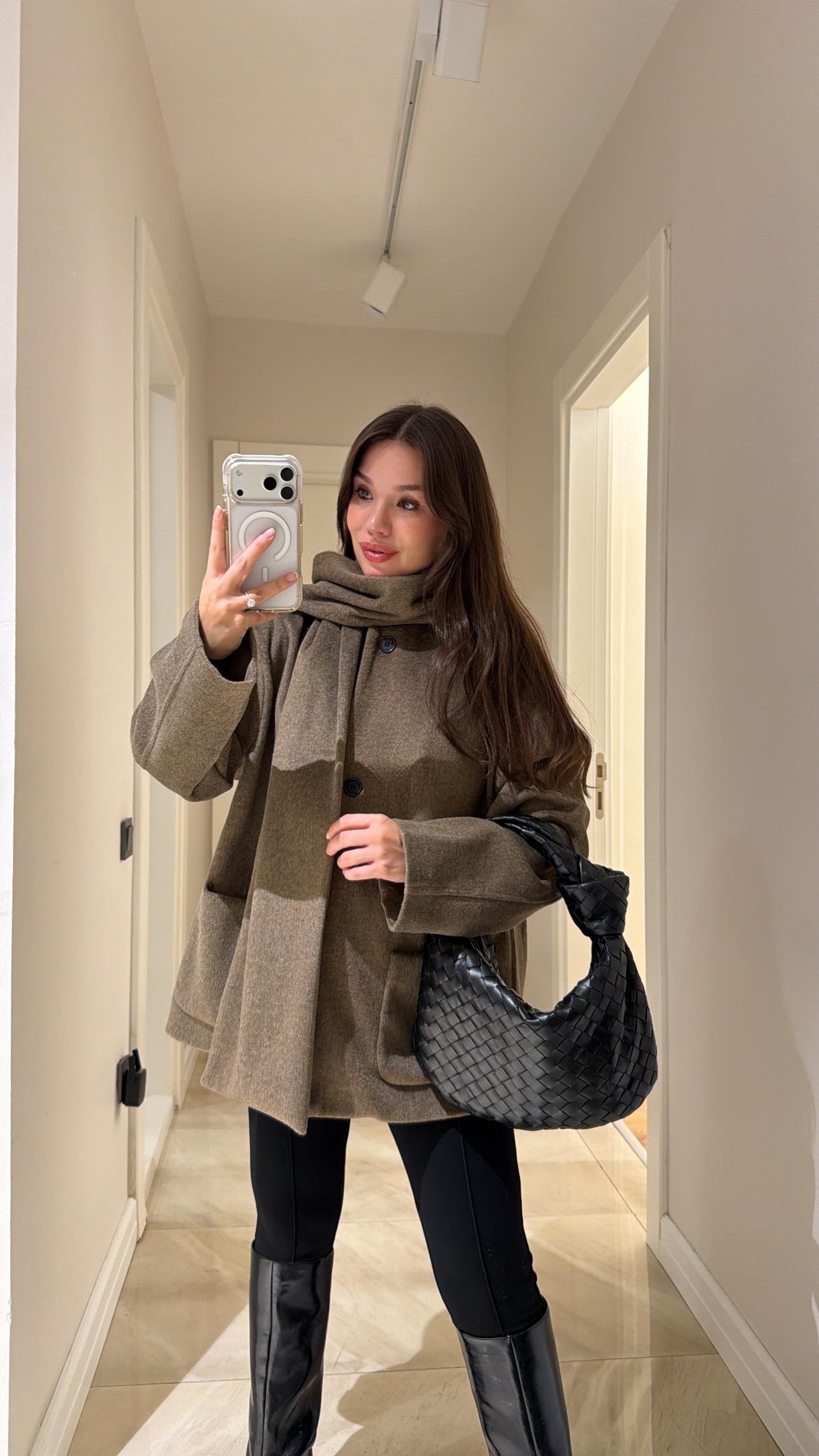 Vizon Atkılı Kısa Kaban 