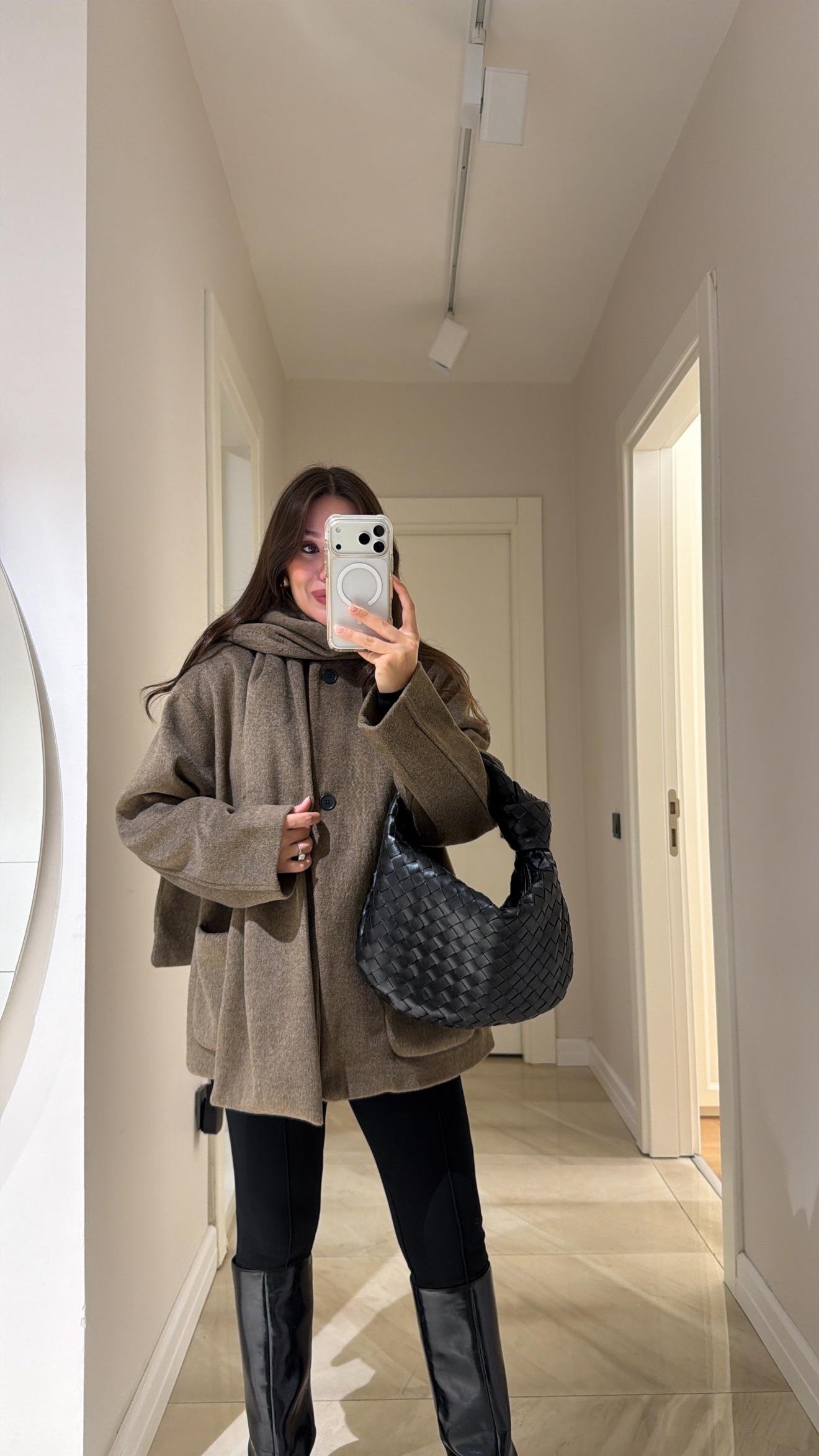 Vizon Atkılı Kısa Kaban 