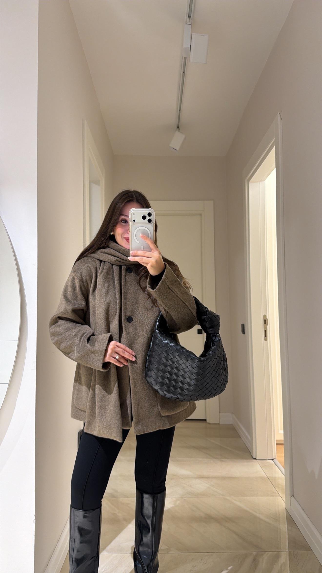 Vizon Atkılı Kısa Kaban 