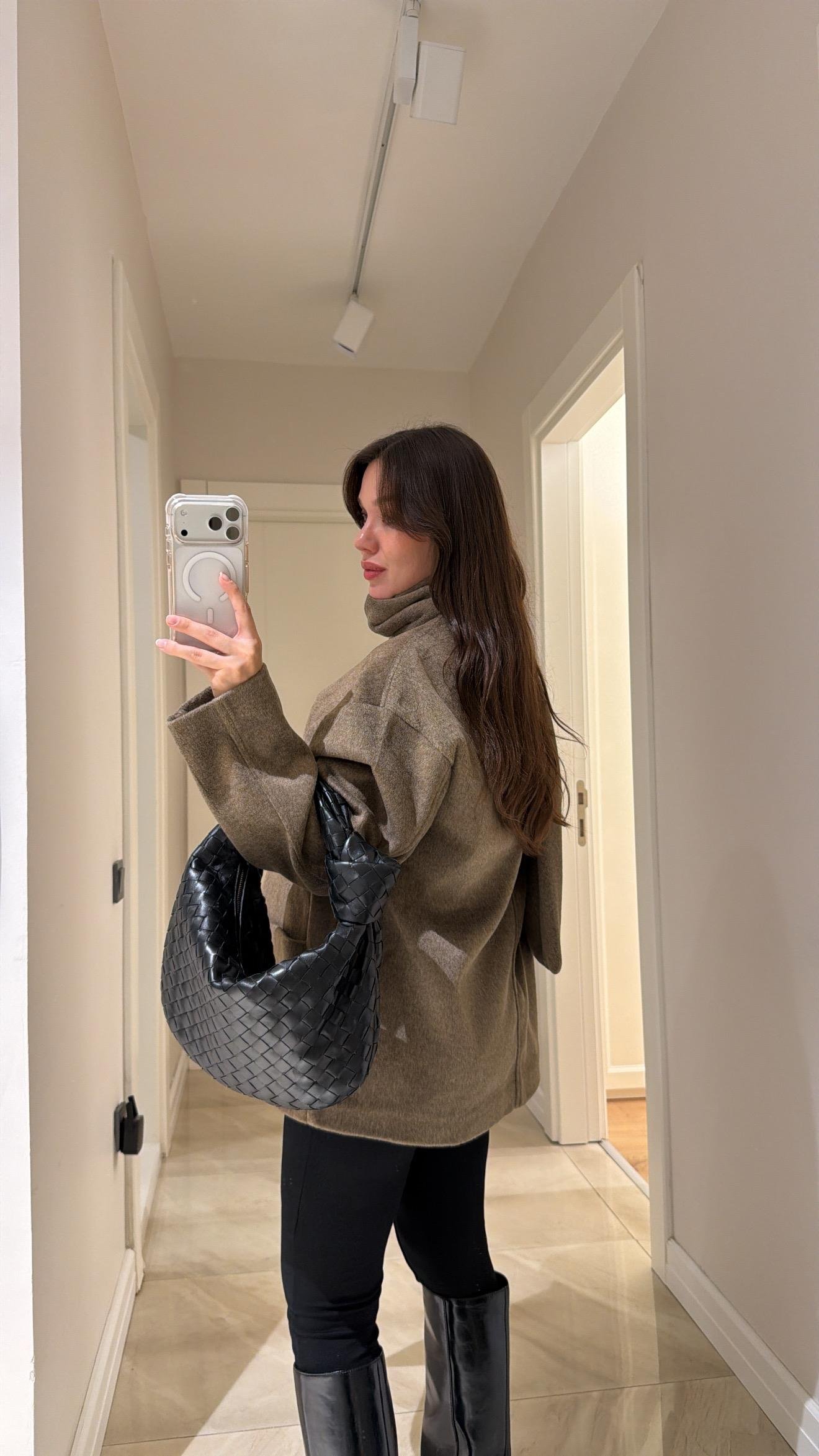 Vizon Atkılı Kısa Kaban 