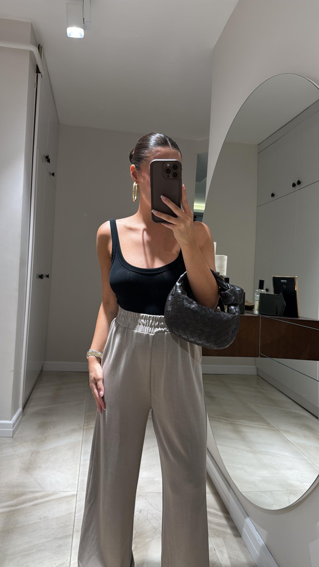 Vizon Paça Lastikli Modal Pantolon 