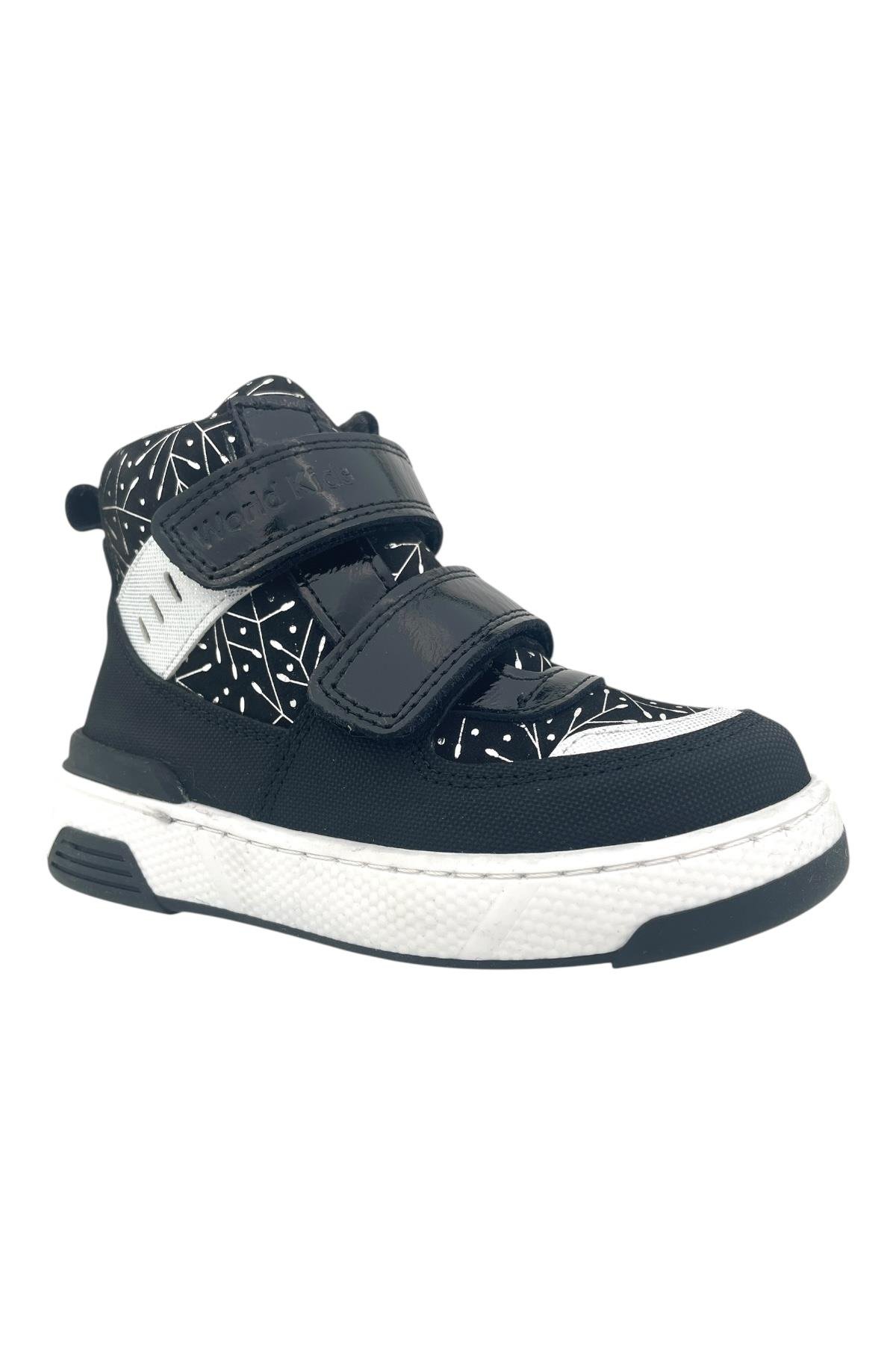 Angela Kız Bebe Deri Bot Siyah