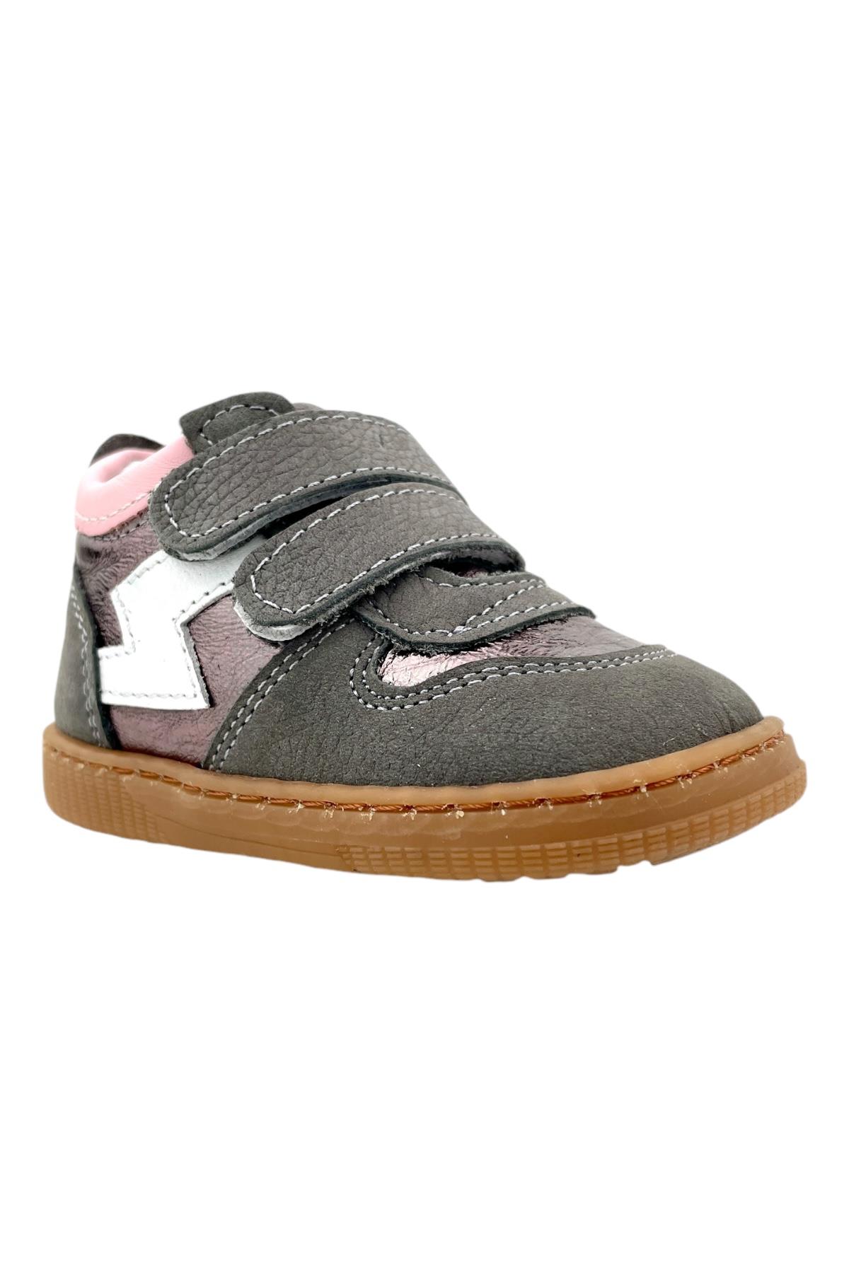 Arizona İlk Adım Ayakkabısı Gri-Pembe