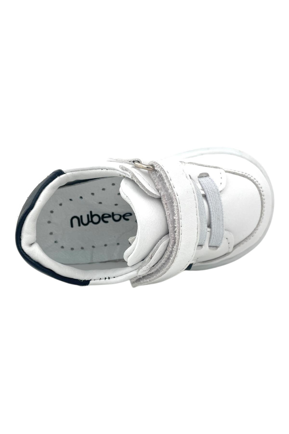 Aztek İlk Adım Bebek Günlük Spor Ayakkabı Beyaz-Siyah