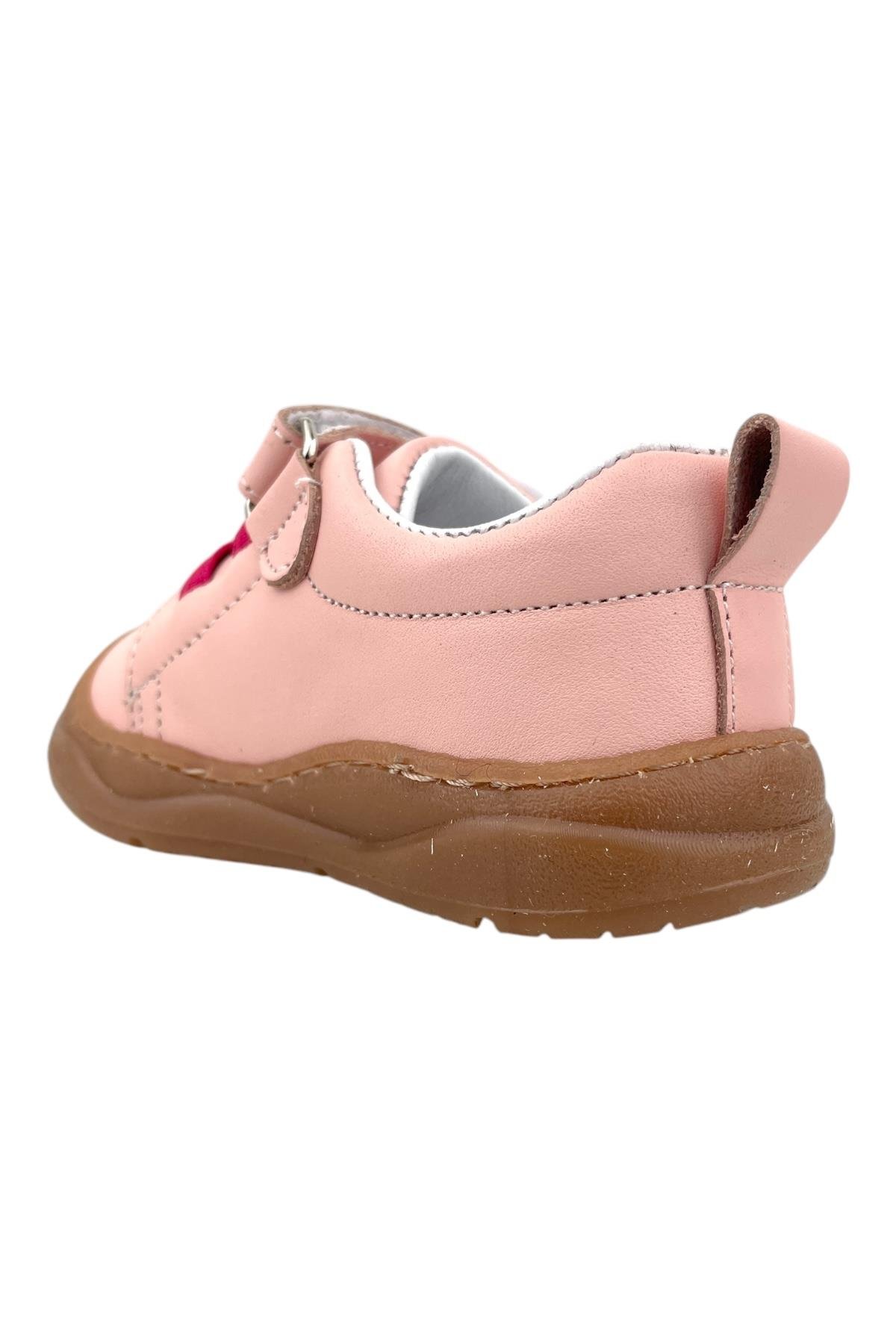 Celtic Kız İlk Adım Ayakkabısı Deri ve Ortopedik Pembe