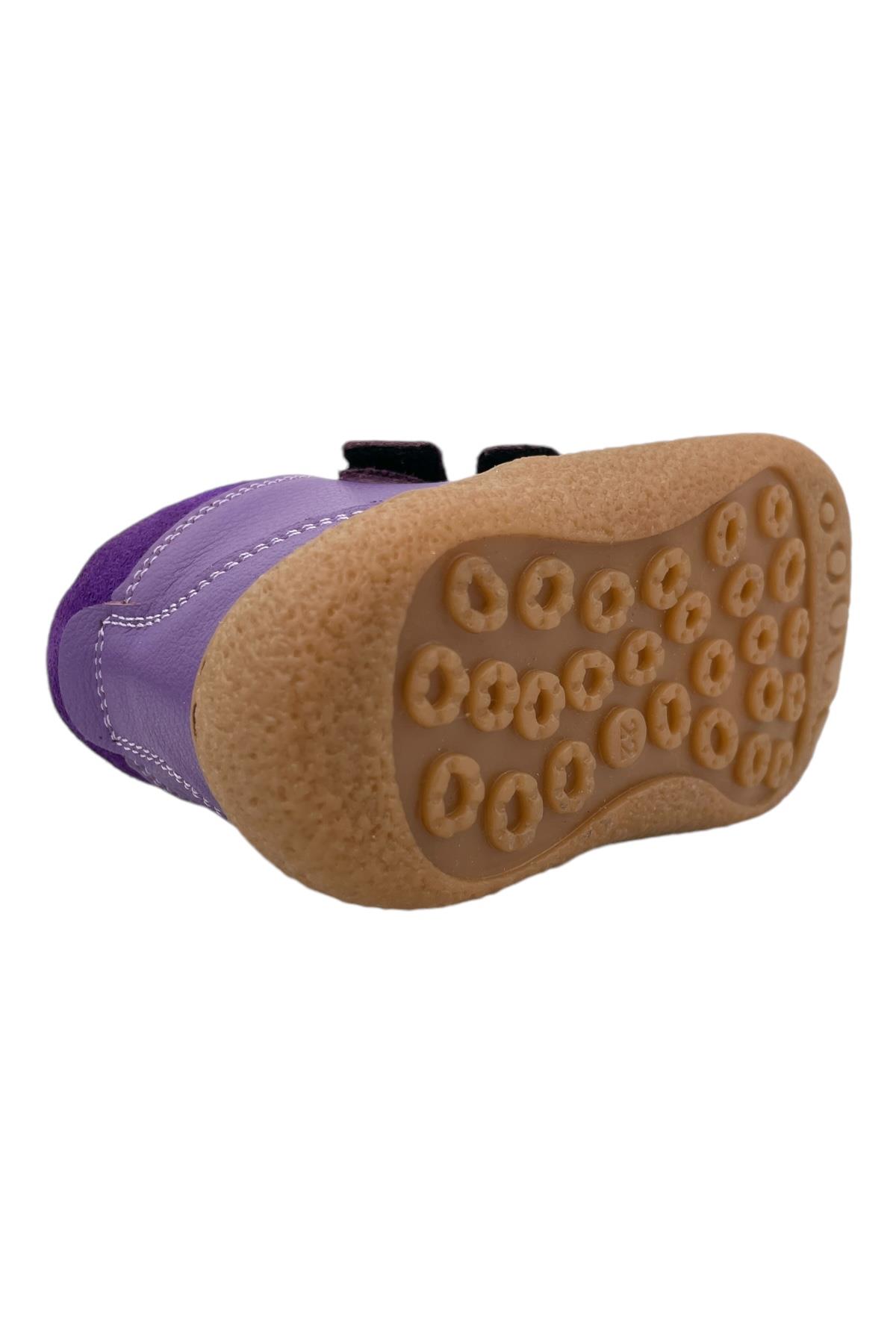 Dionissos Ultra Soft Hakiki Deri Çocuk Botu Mor