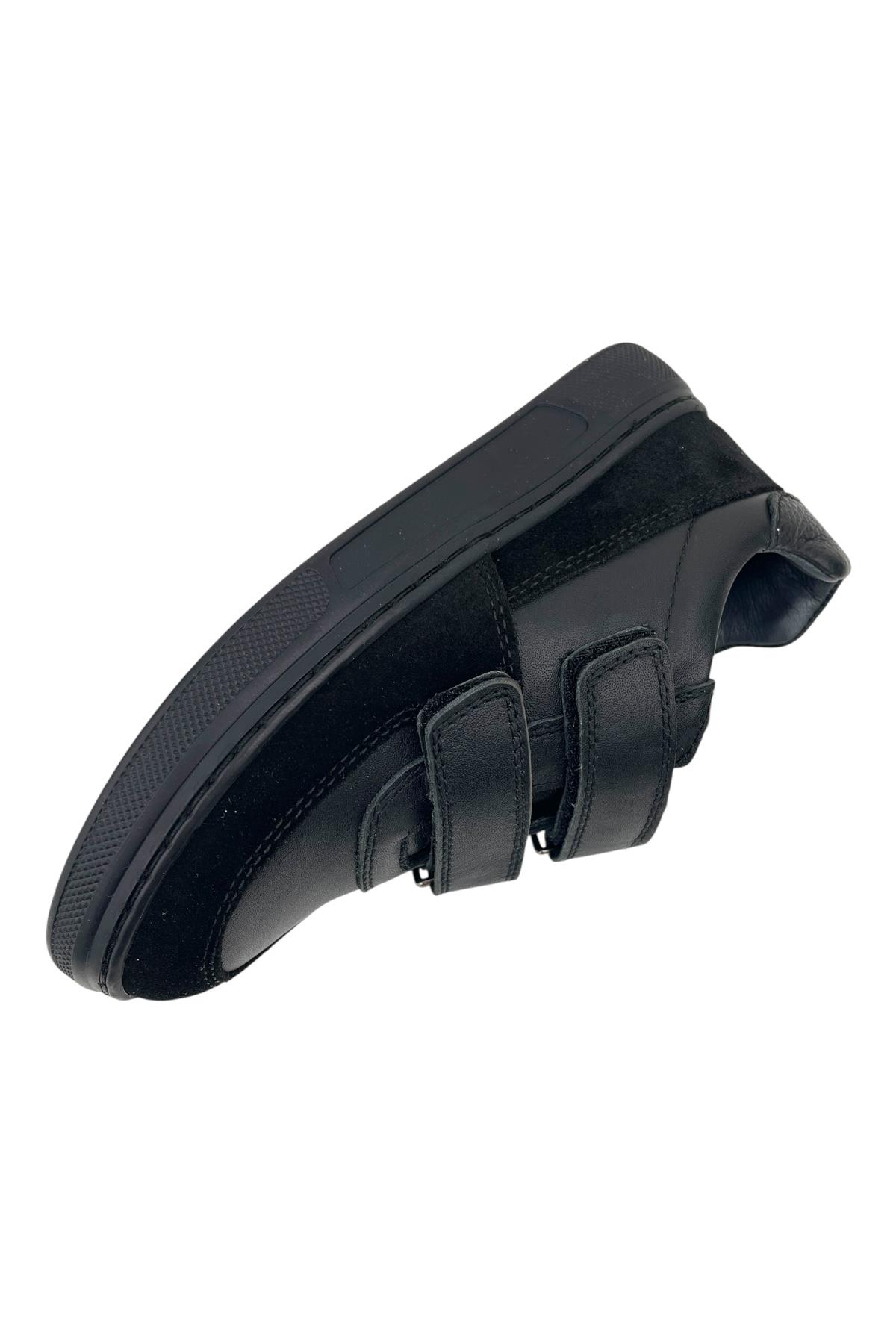 Dutch Siyah Deri Okul Ayakkabısı Siyah